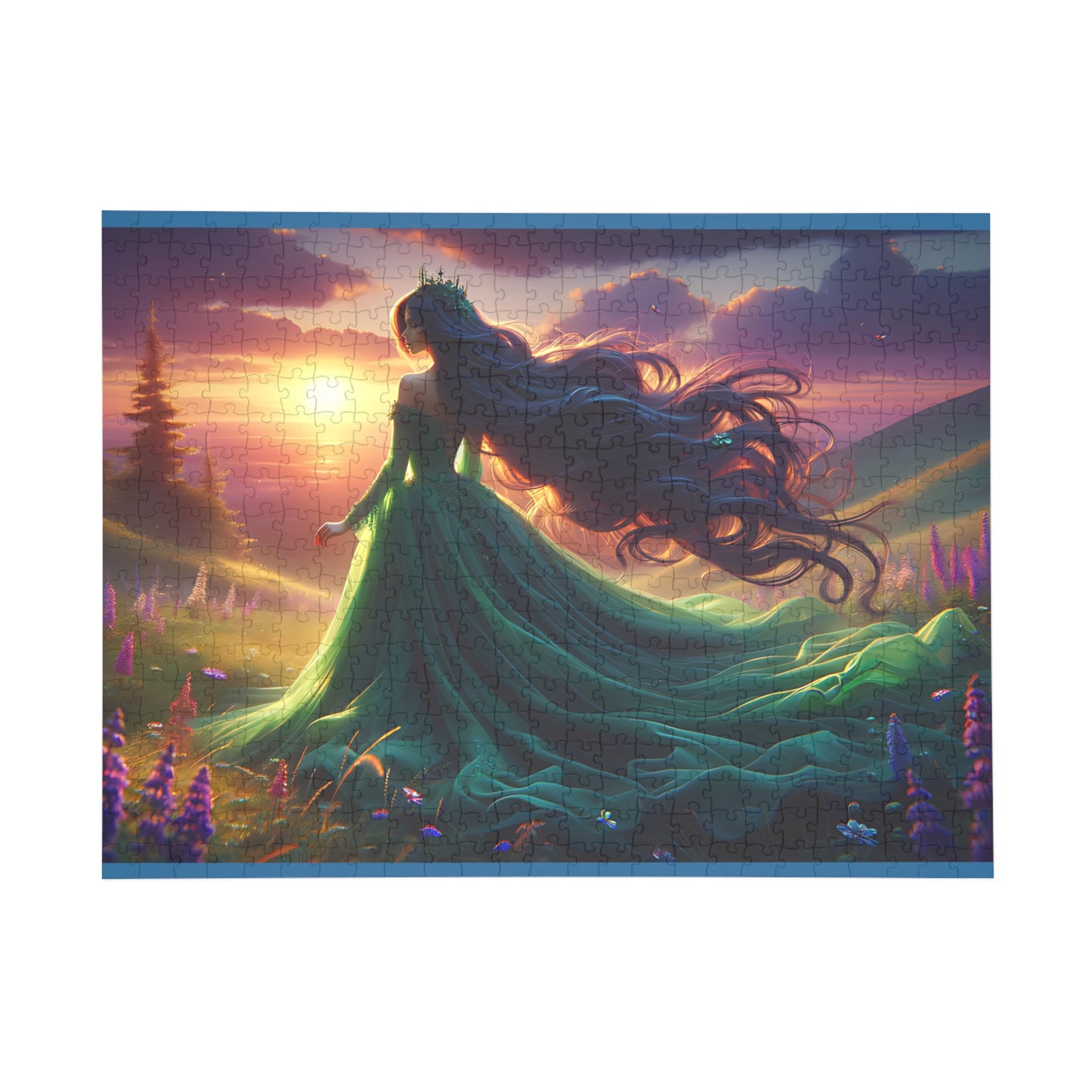 Once Upon A Fantasy - Emerald Sunset 1000-Piece Puzzle