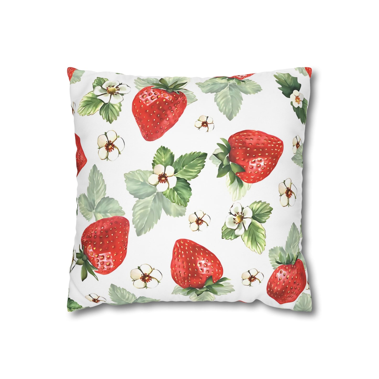 Berry Delicious Strawberry Cushion Cover
