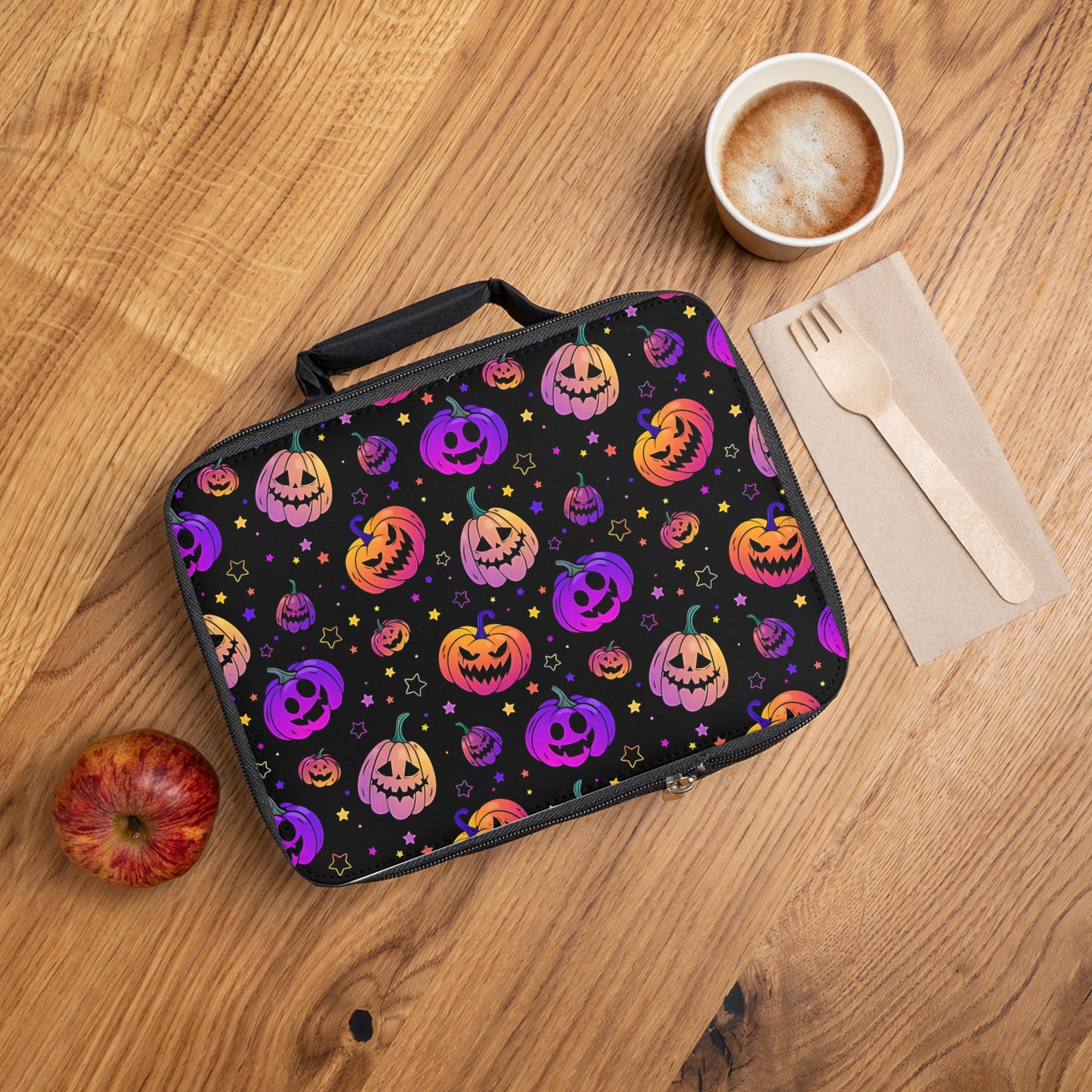 Spooky Neon Halloween #3 Lunch Bag