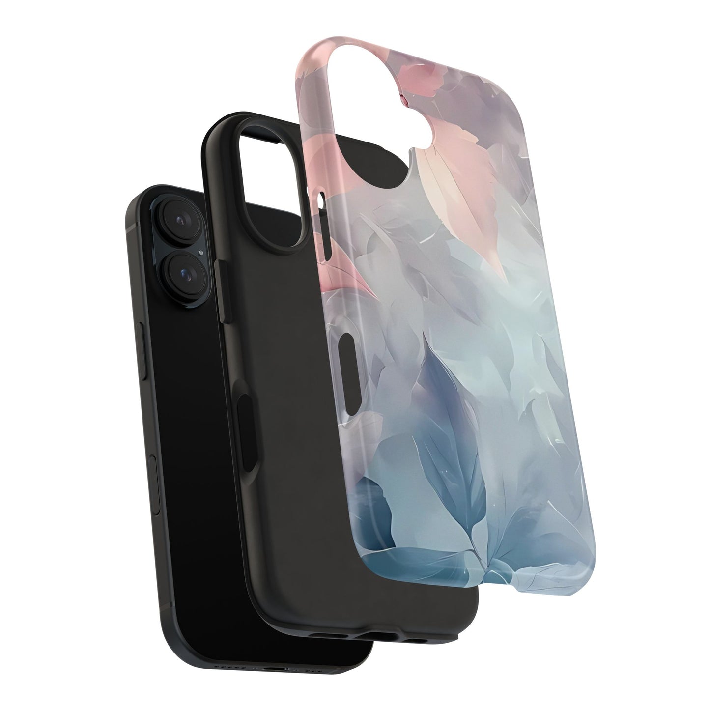 Pink Leaf Phone Case