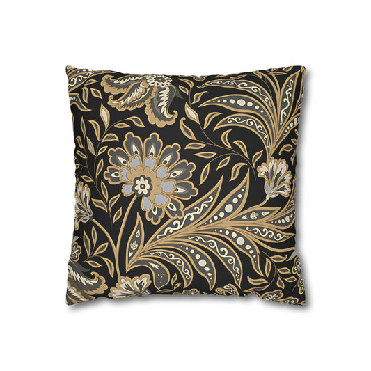 black and gold Cushion Cover