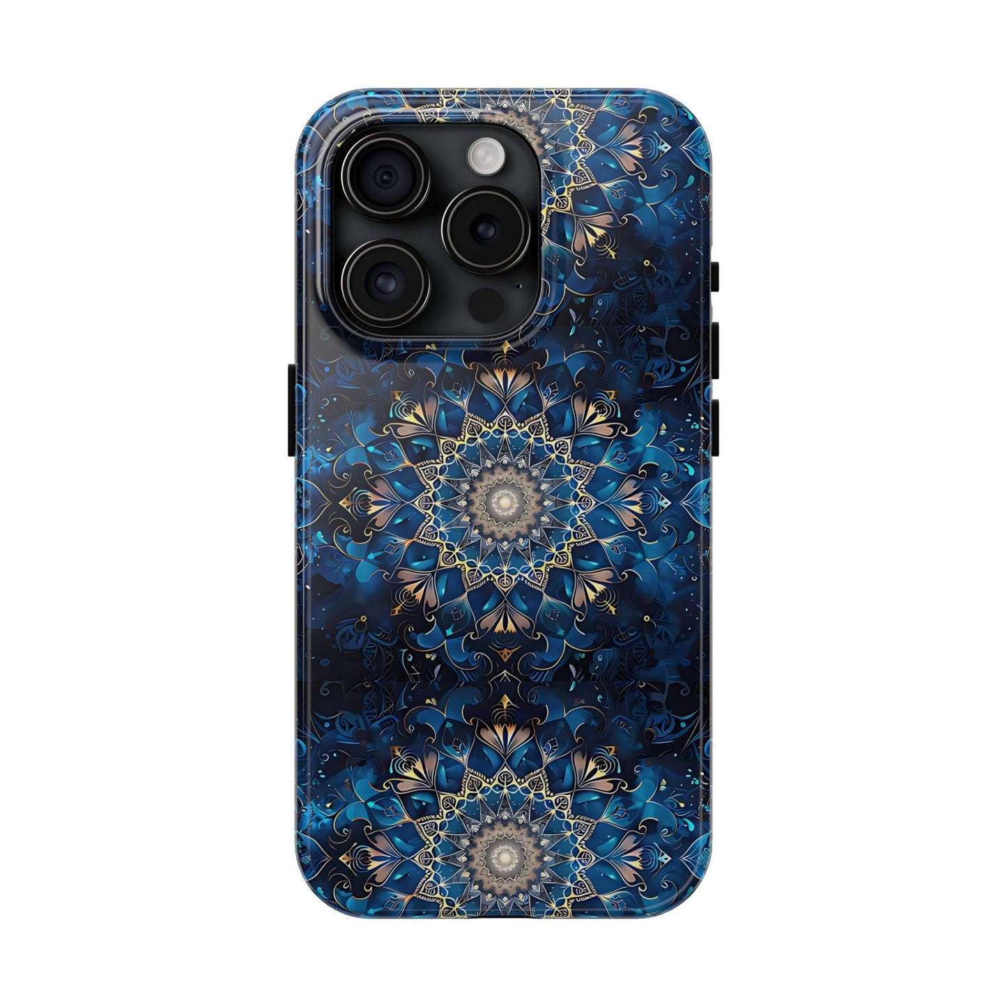 Navy Mandala Phone Case