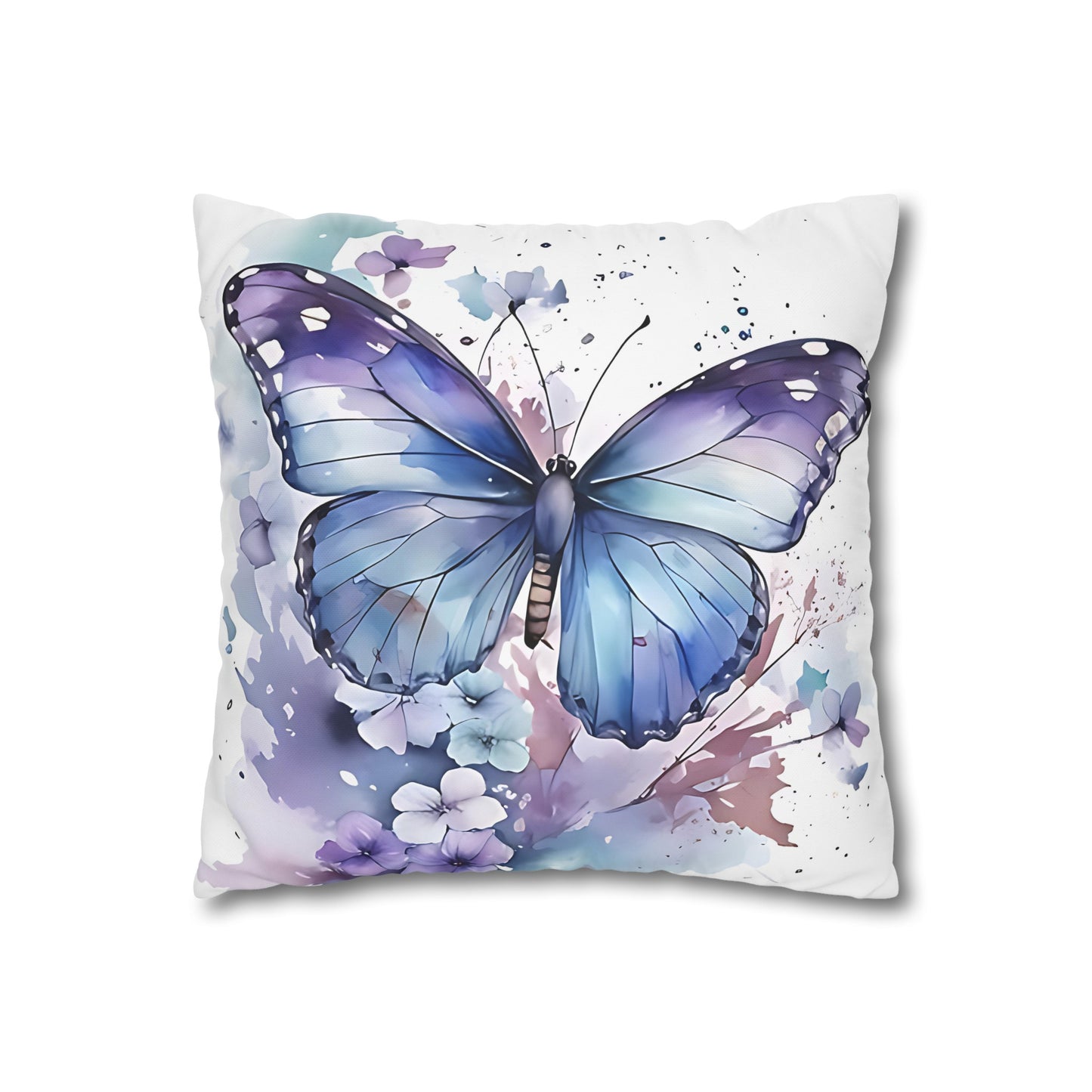 Purple Butterfly Cushion Cover