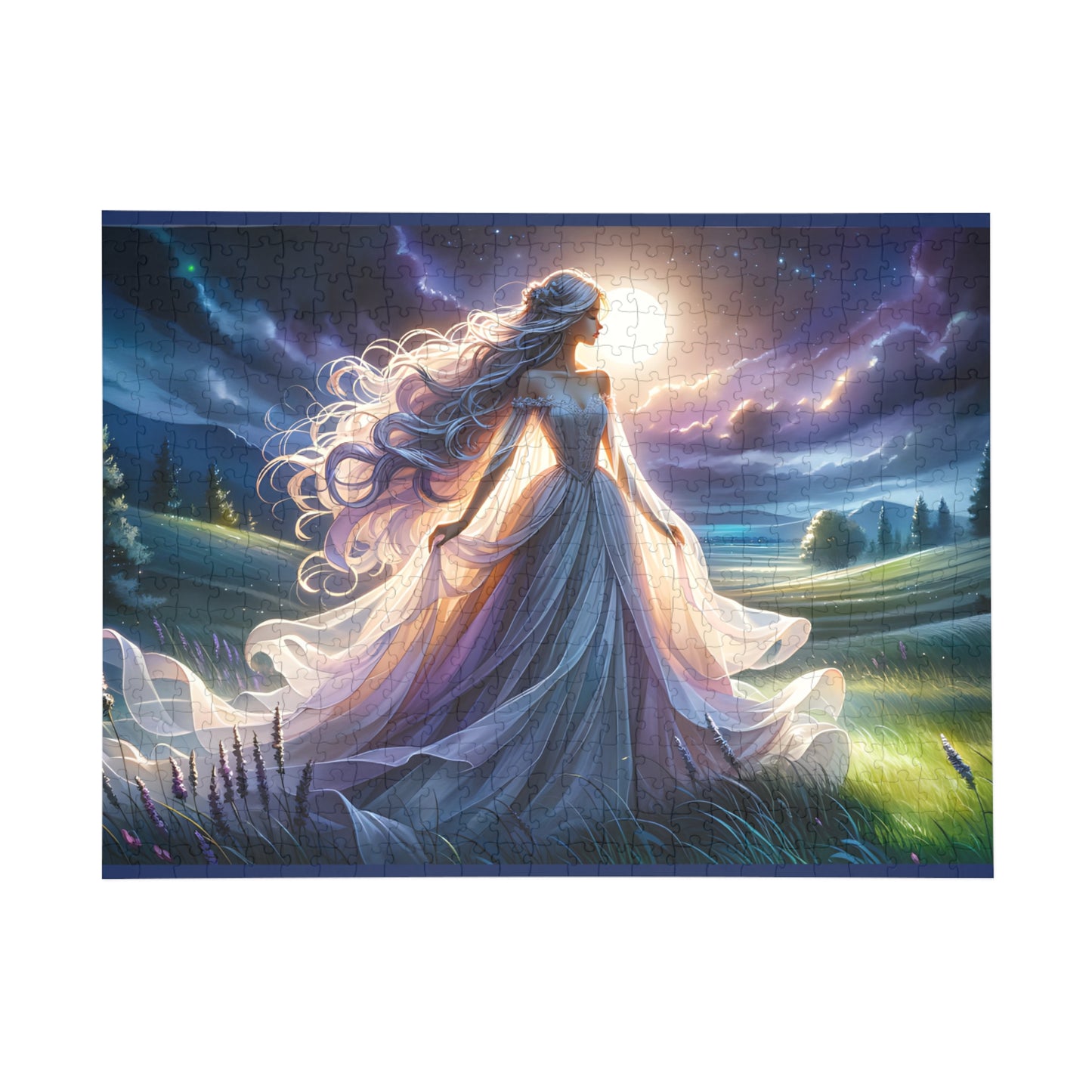 Once Upon A Fantasy - Silver Moonlight 1000-Piece Puzzle