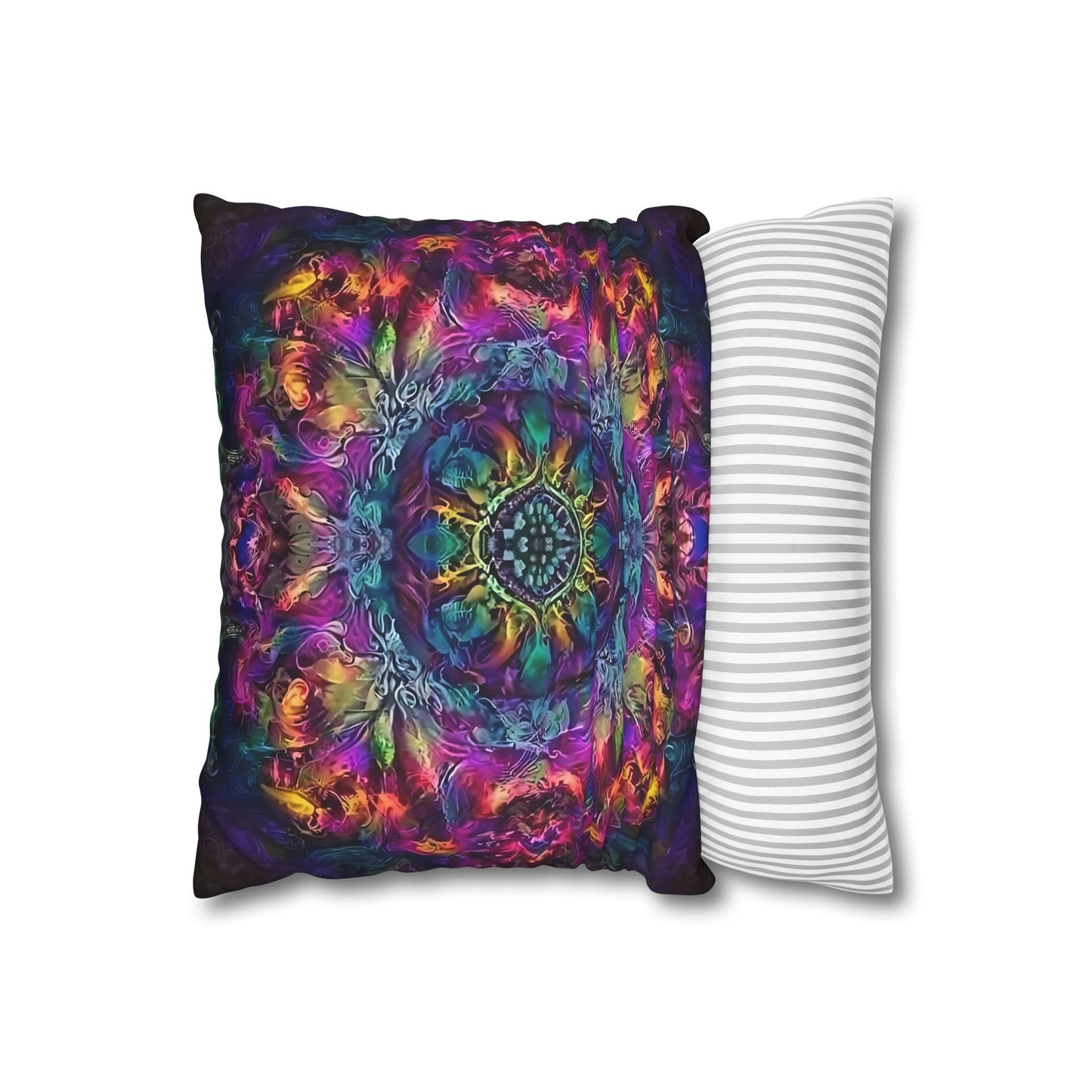 Psychedelic Kaleidoscope Cushion Cover