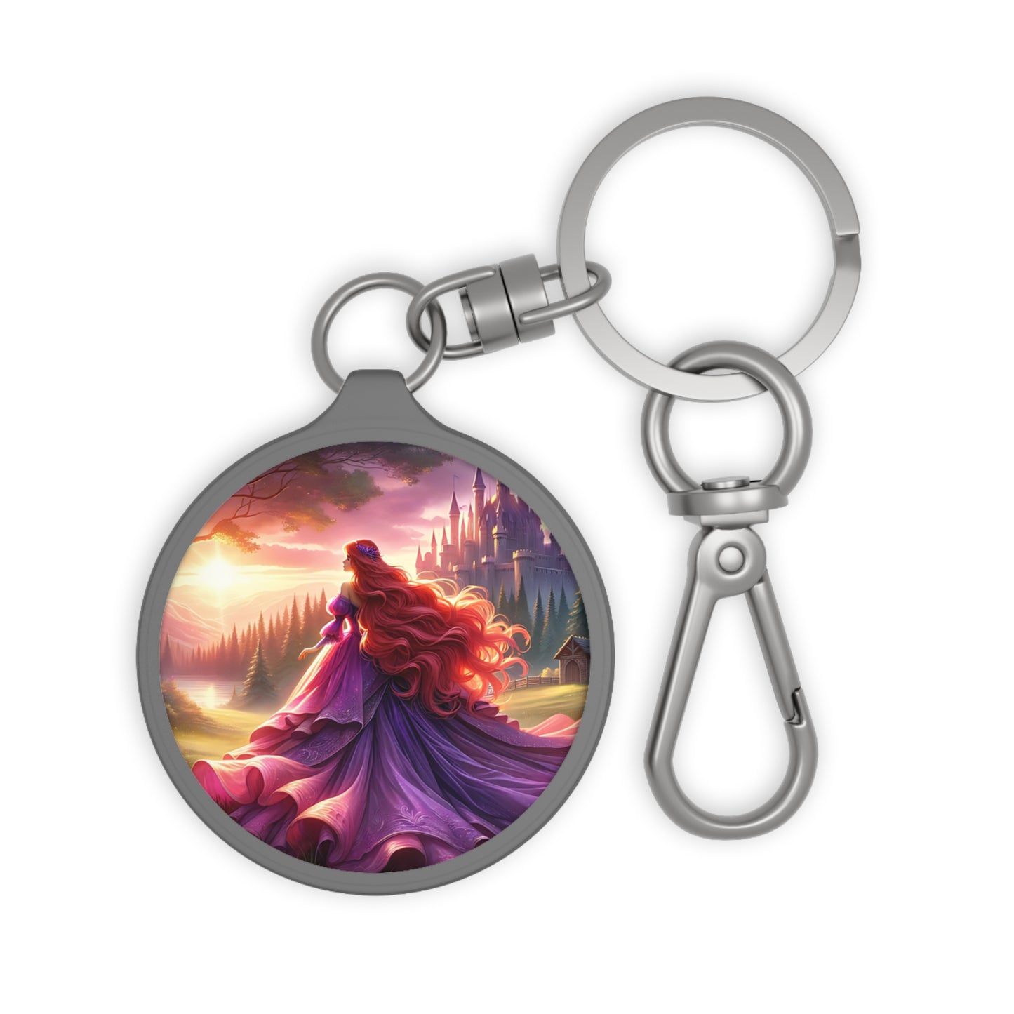 Once Upon A Fantasy - Pink Princess Keyring Tag