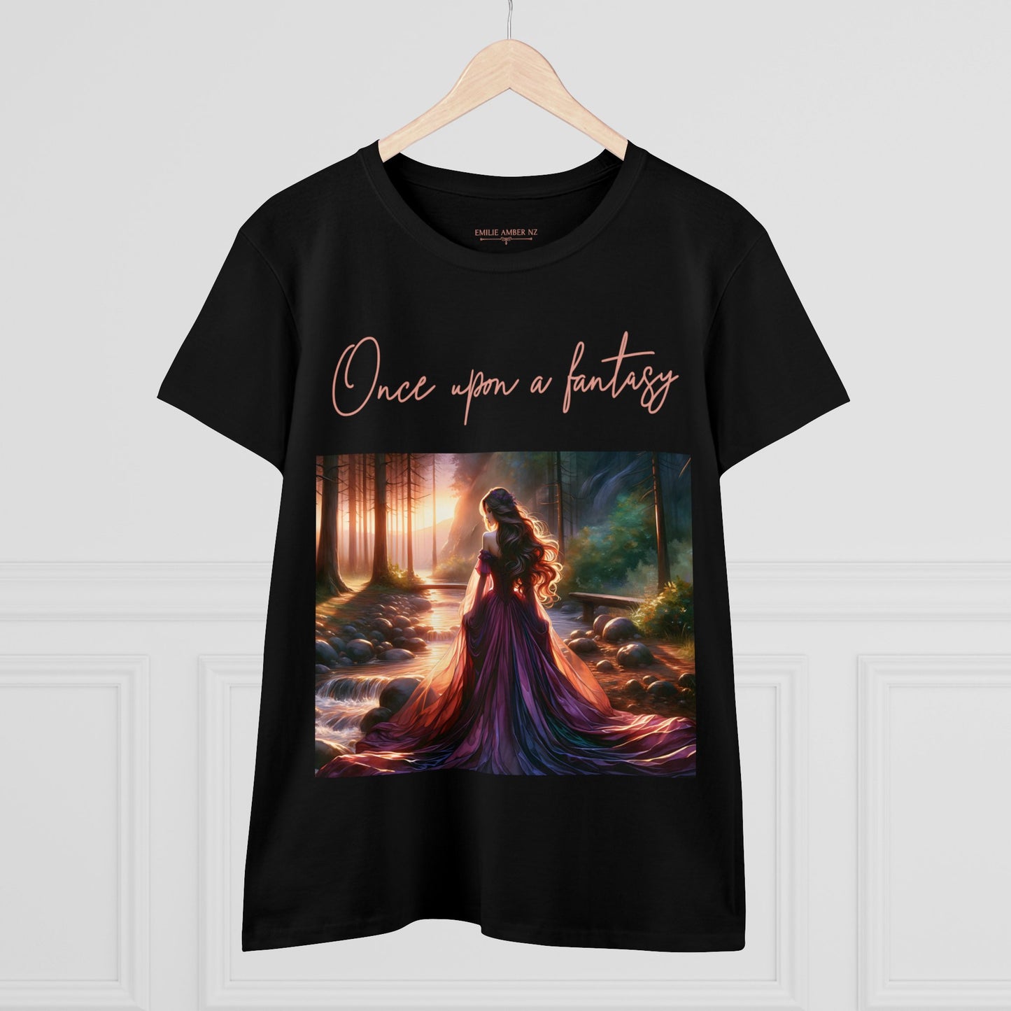 Once Upon A Fantasy - River Maiden Woman's Cotton T-Shirt