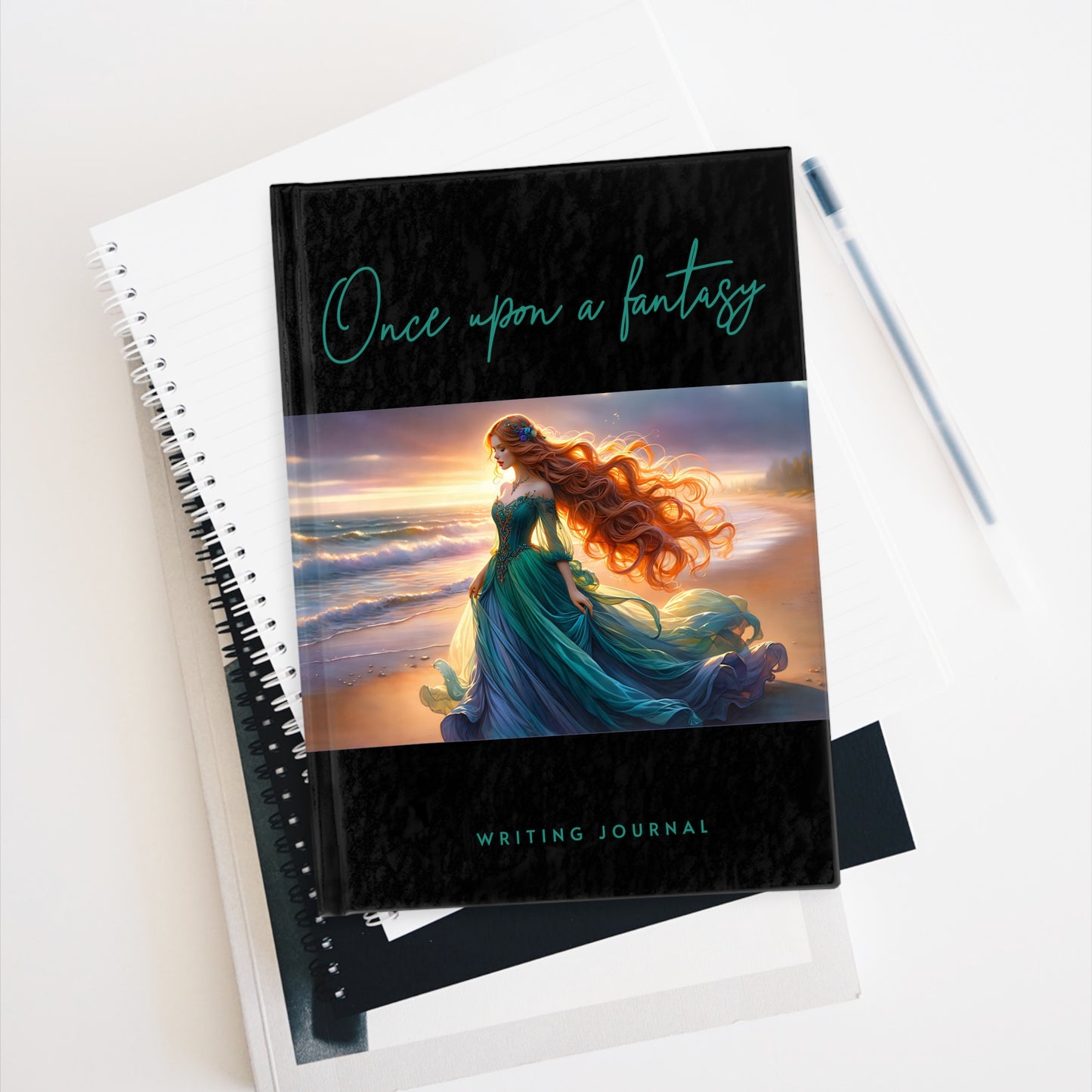 Once Upon A Fantasy - On The Shore Writing Journal - Ruled Line