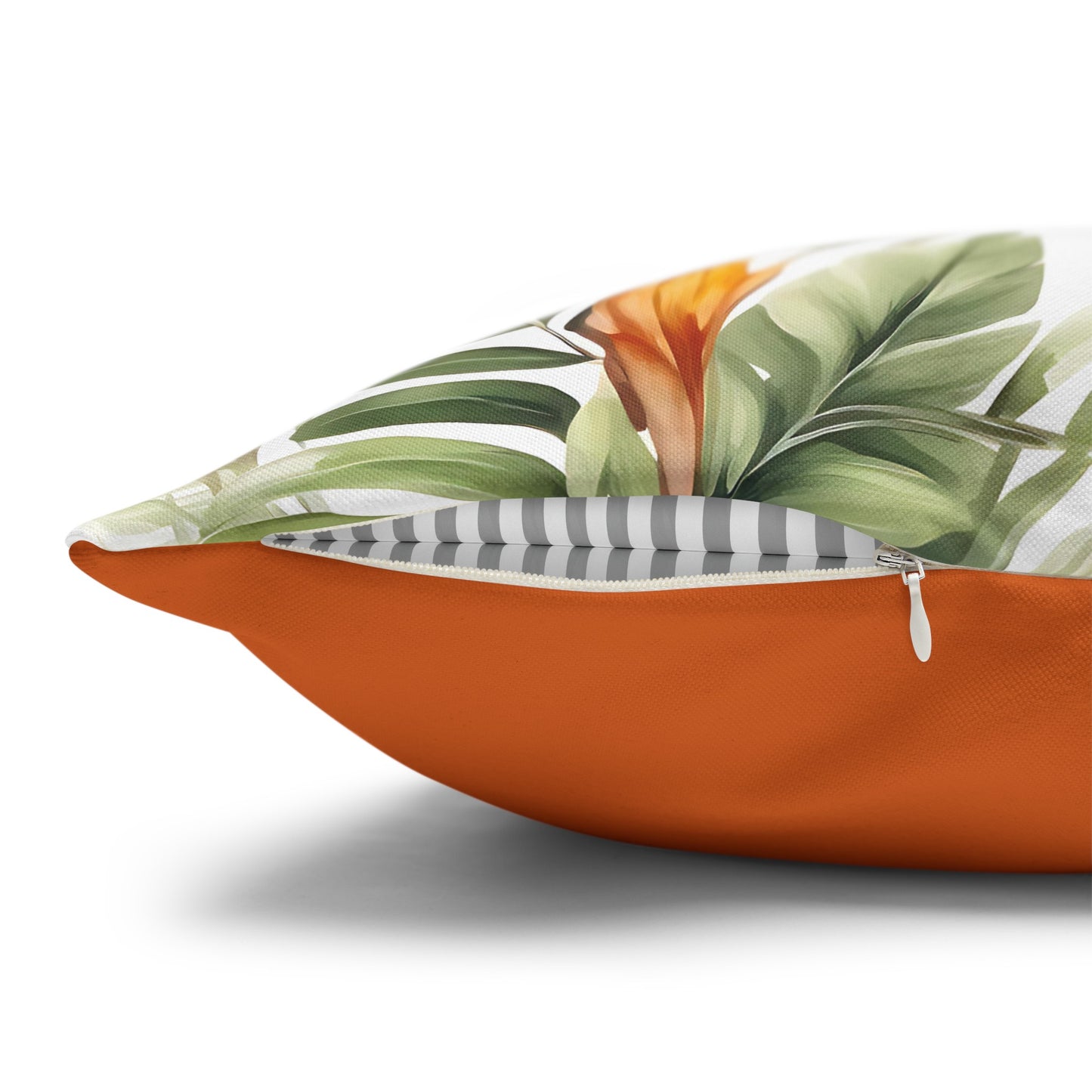 Tropical Adventure - Orange Cushion Cover