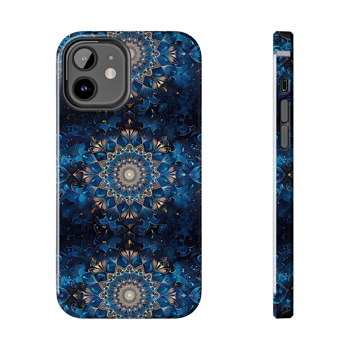 Navy Mandala Phone Case