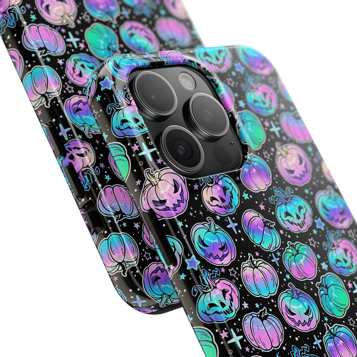 Spooky Neon Pumpkin Phone Case