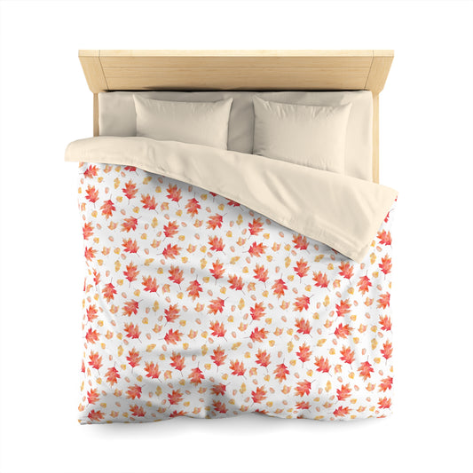 Autumn Leaves & Acorn Duvet Cover