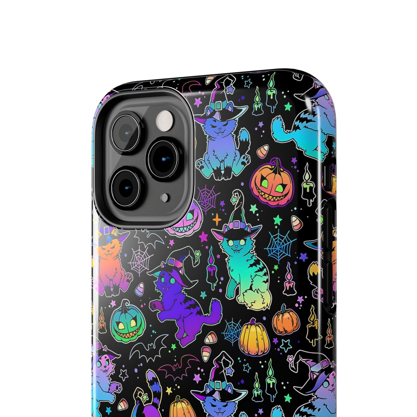 Spooky Neon Kitty Phone Case