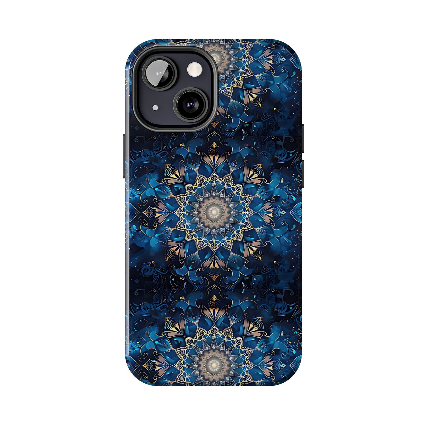 Navy Mandala Phone Case