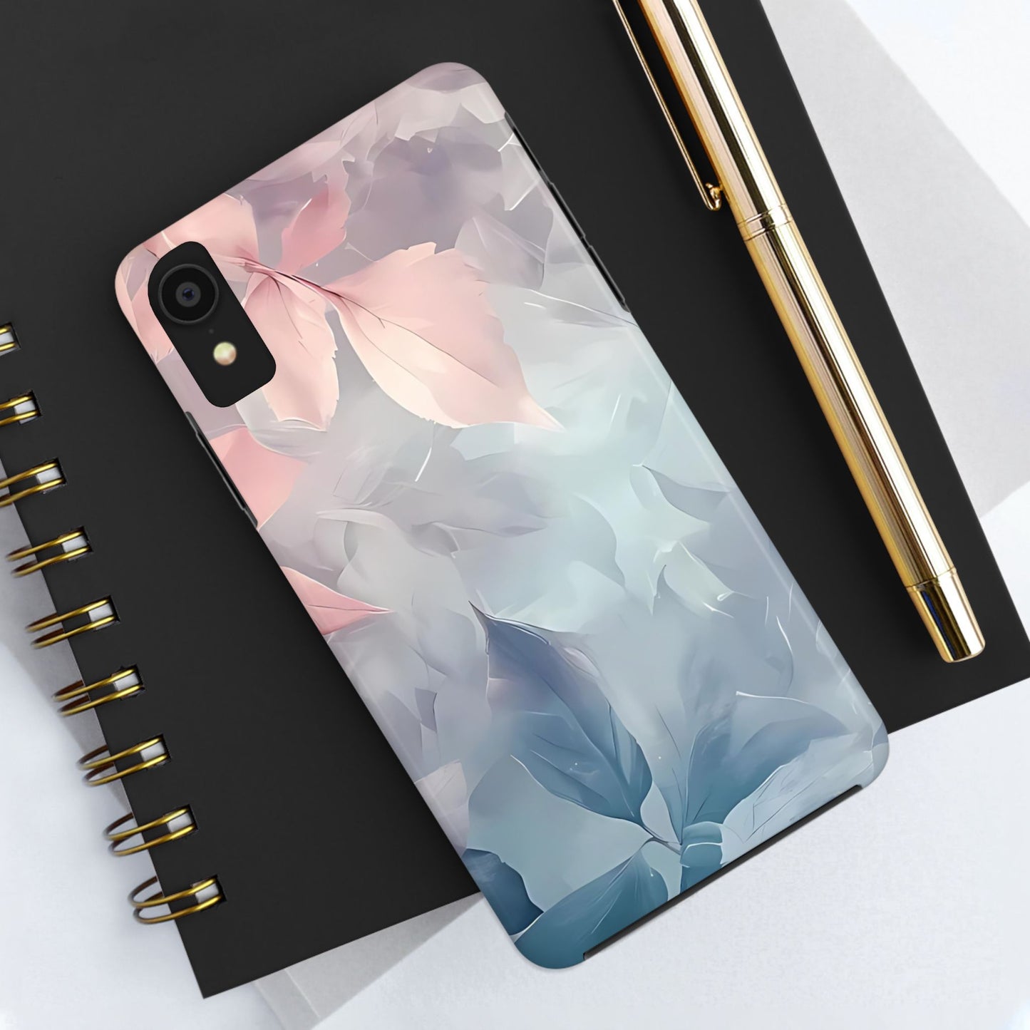 Pink Leaf Phone Case