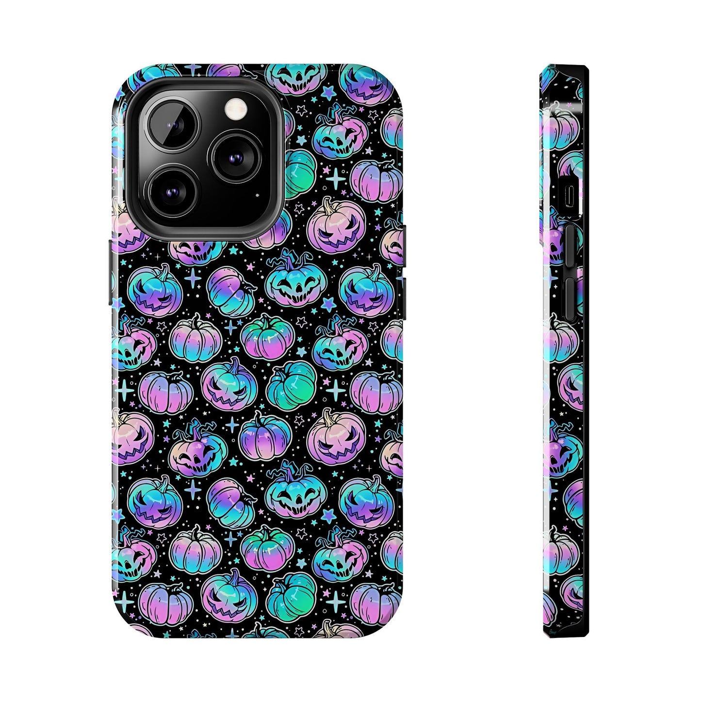 Spooky Neon Pumpkin Phone Case