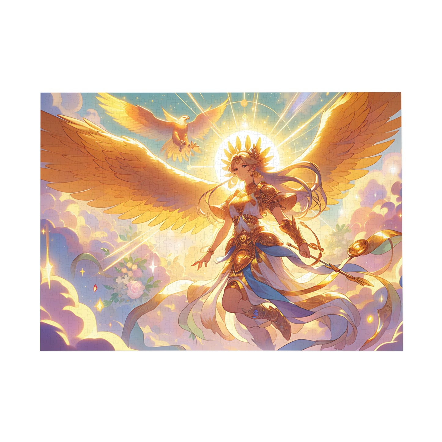 Golden Angel Warrior Puzzle (1000-Piece)