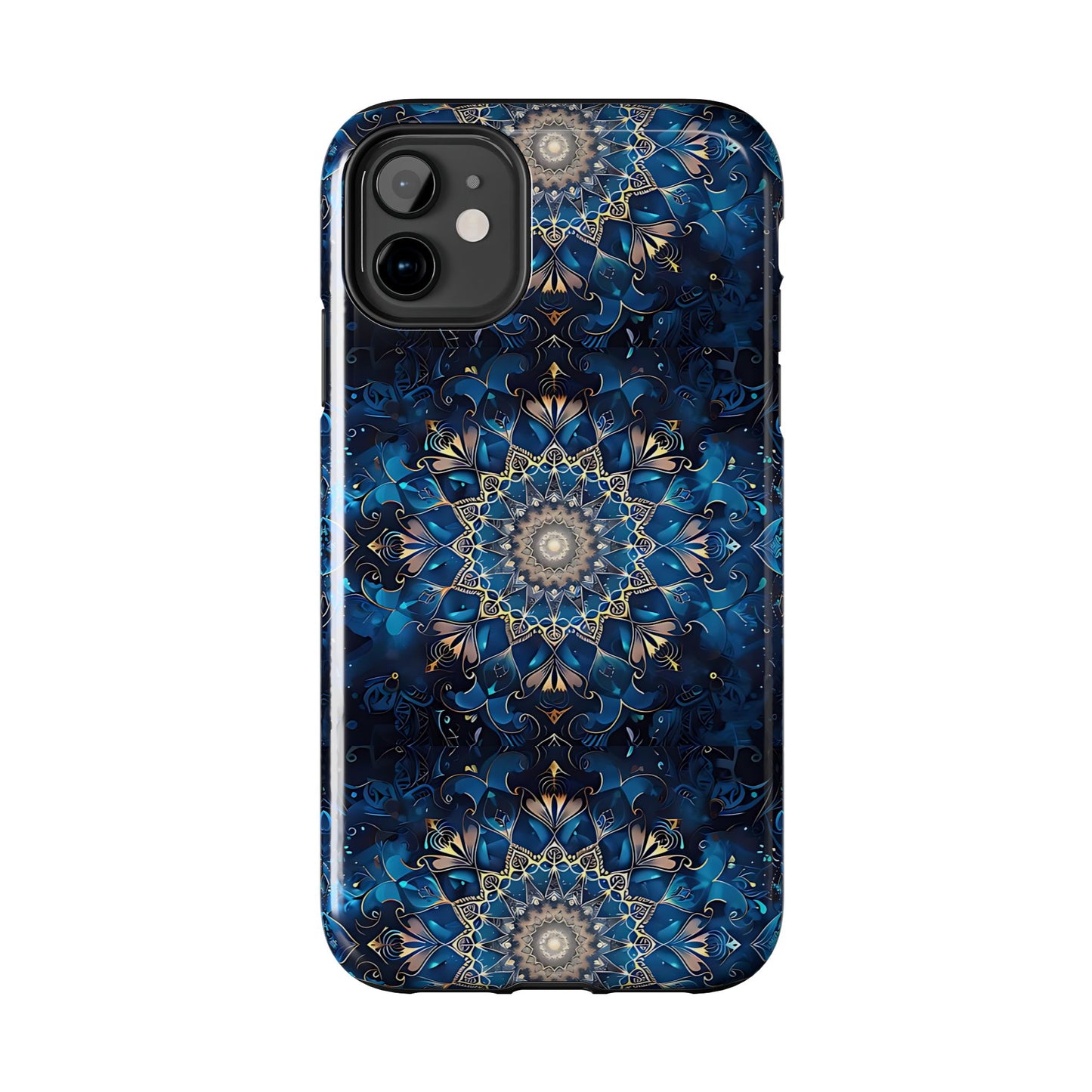 Navy Mandala Phone Case