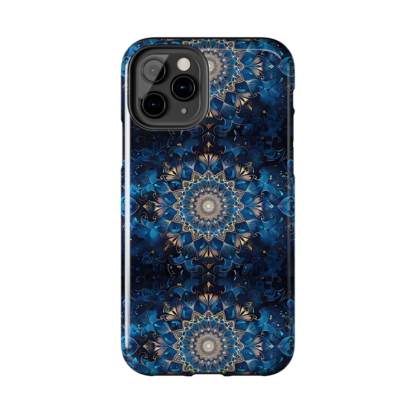 Navy Mandala Phone Case