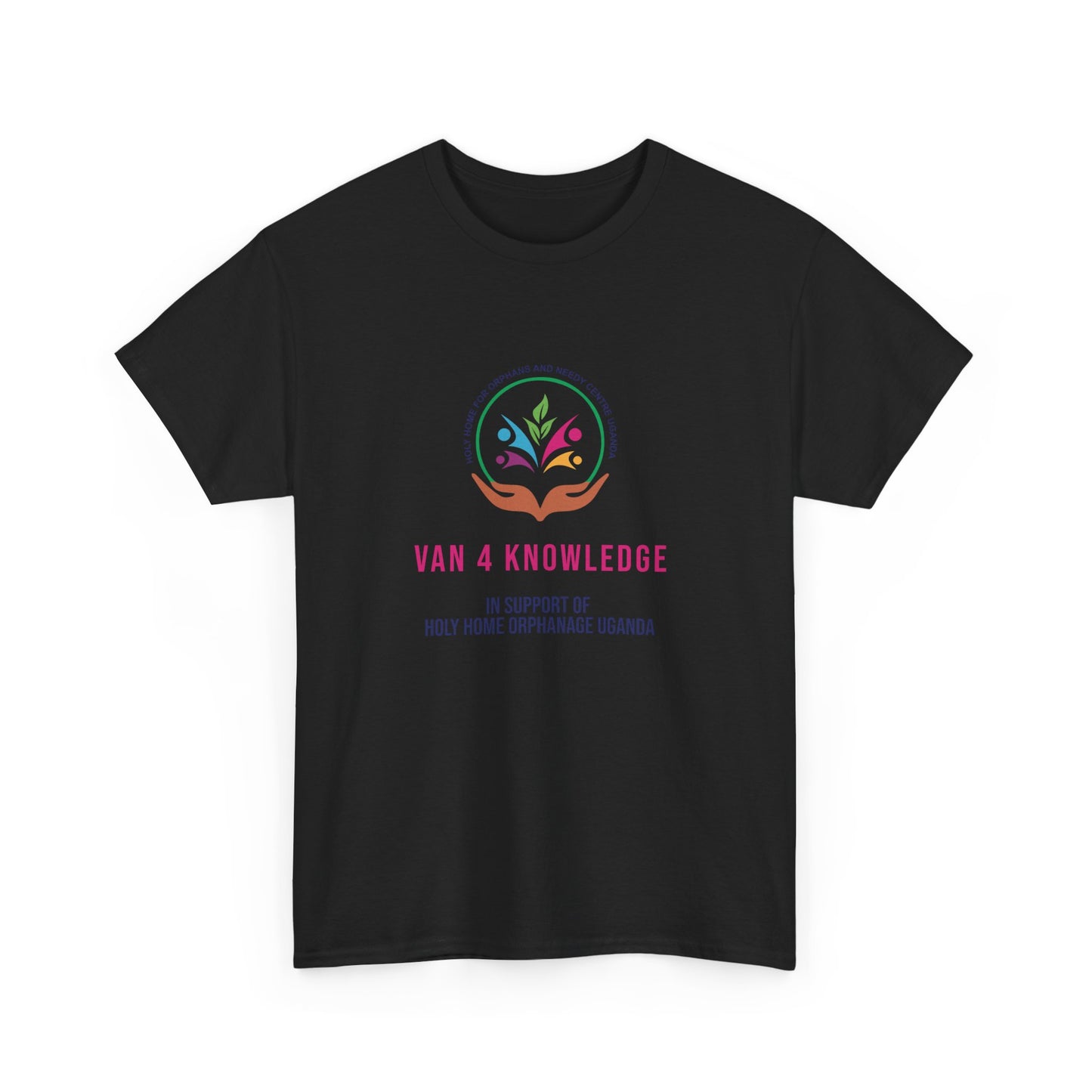 Van 4 Knowledge Unisex Heavy Cotton T-shirt - **In Support of Holy Home Orphanage Uganda**