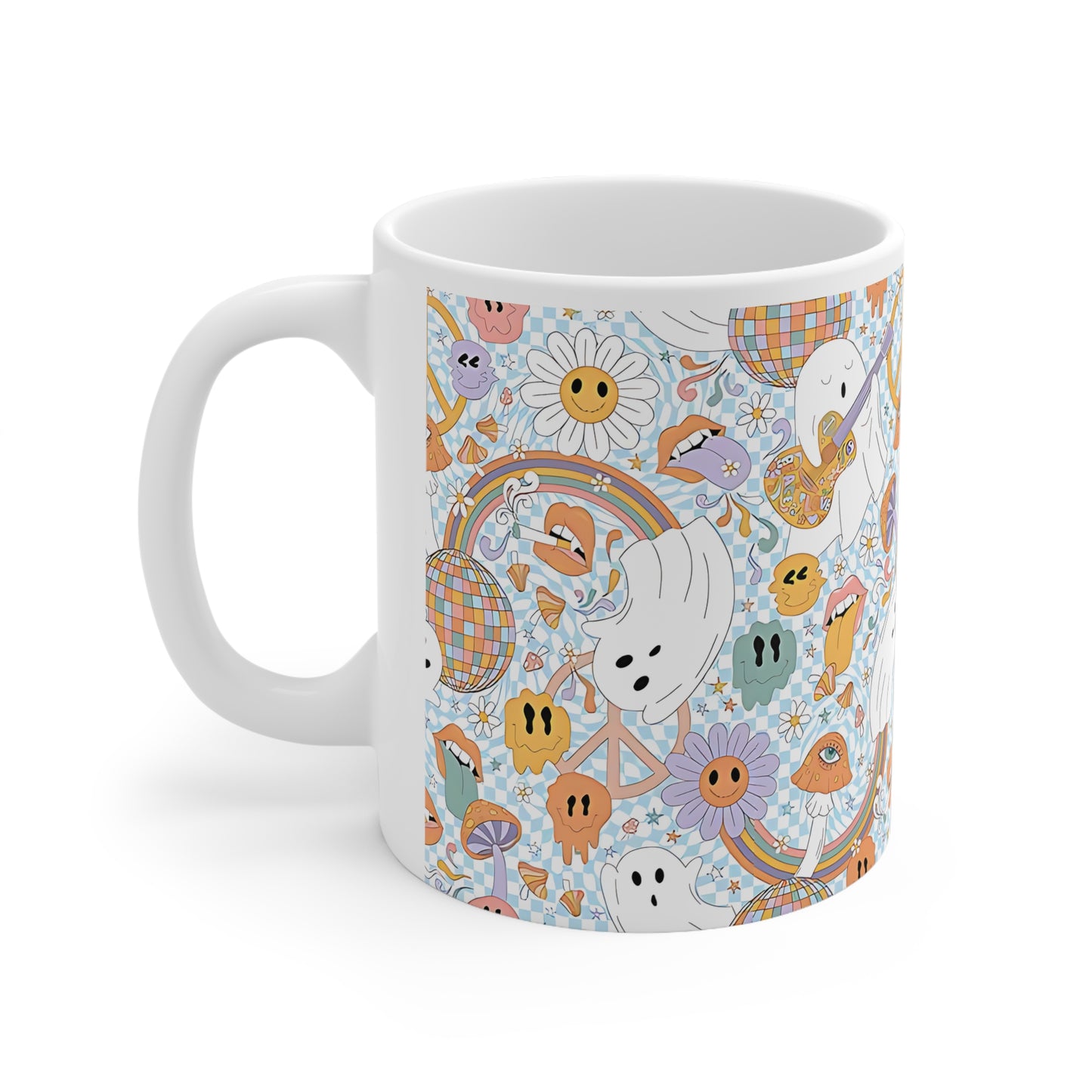 Cute Disco Halloween #3 Ceramic Mug, 11oz