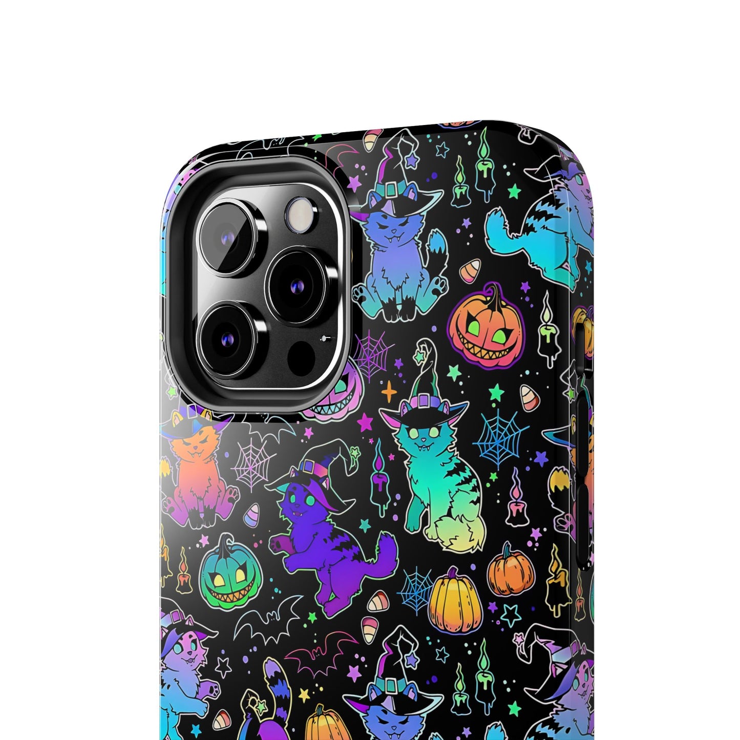 Spooky Neon Kitty Phone Case