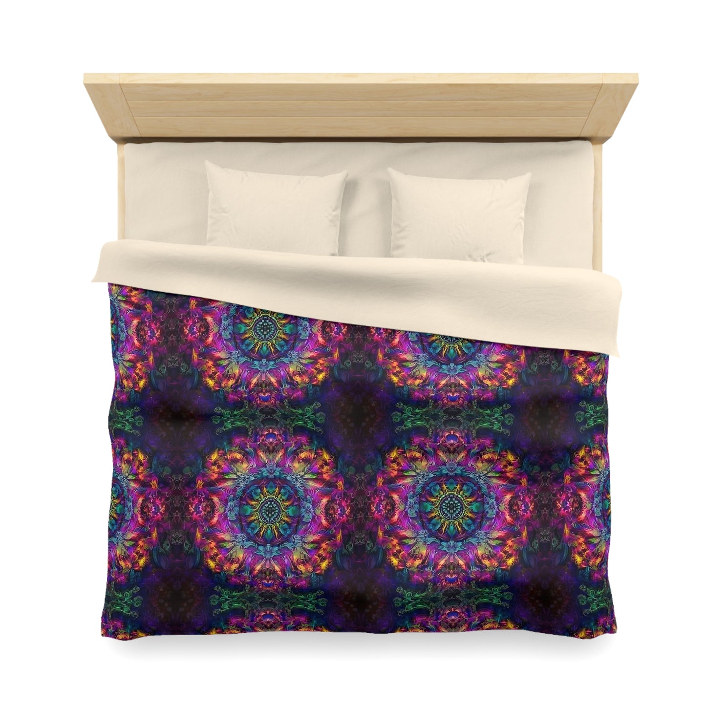 Psychedelic Kaleidoscope Duvet Cover