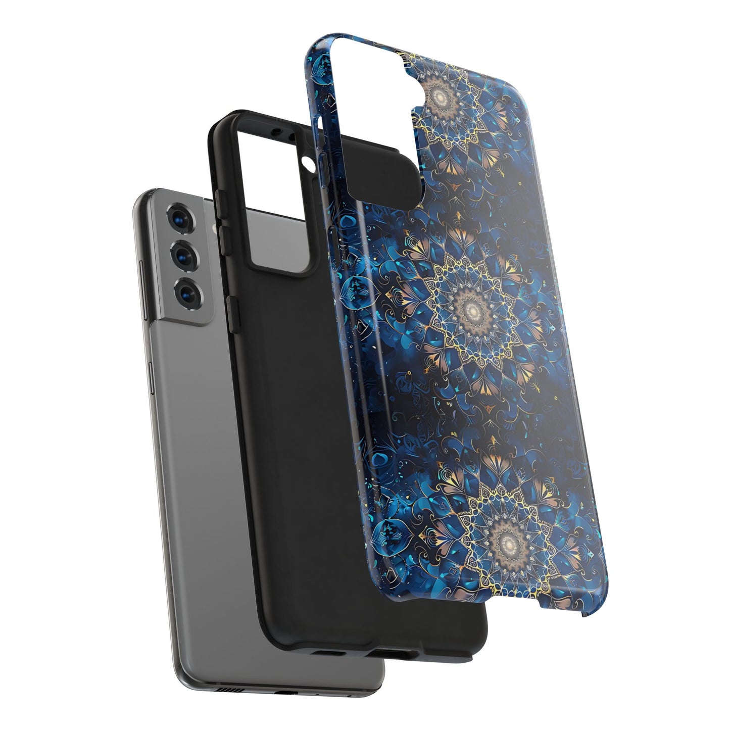 Navy Mandala Phone Case