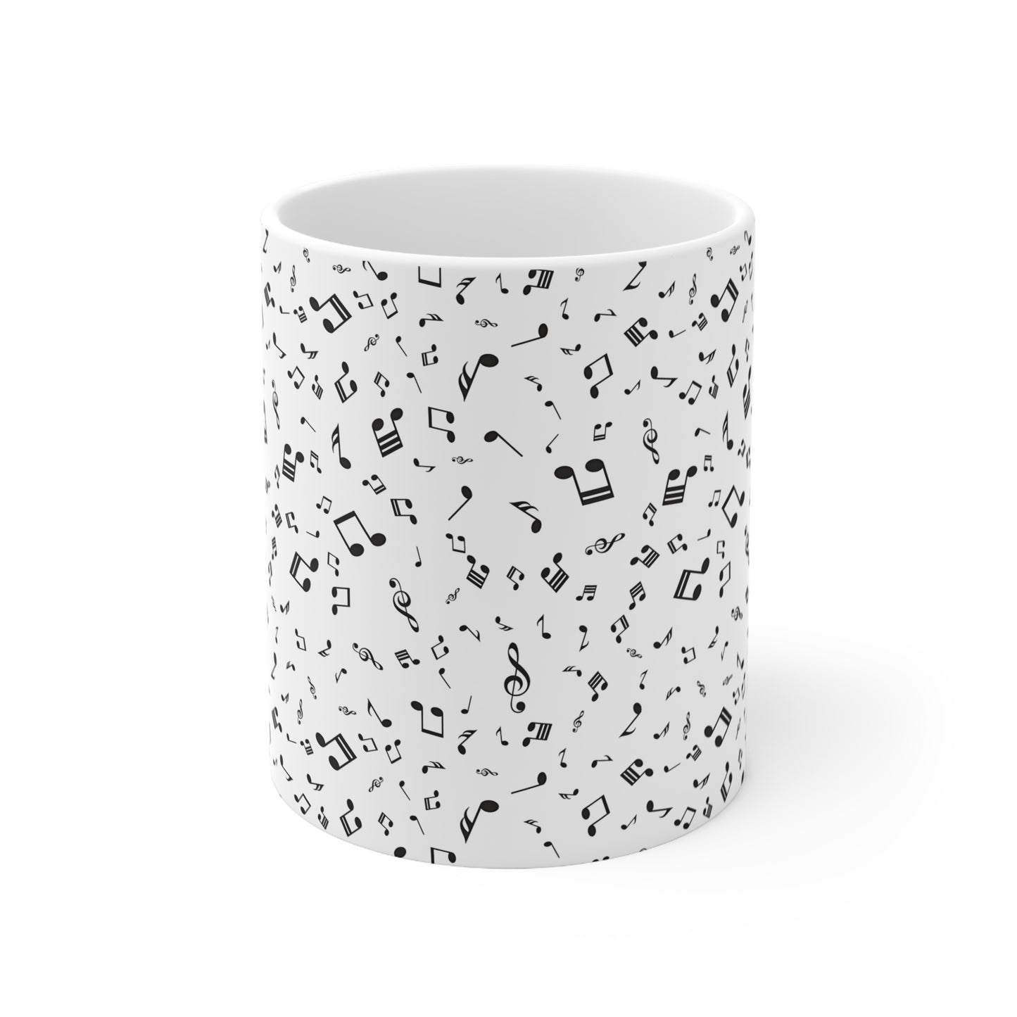 Musical Note Ceramic Mug, 11oz