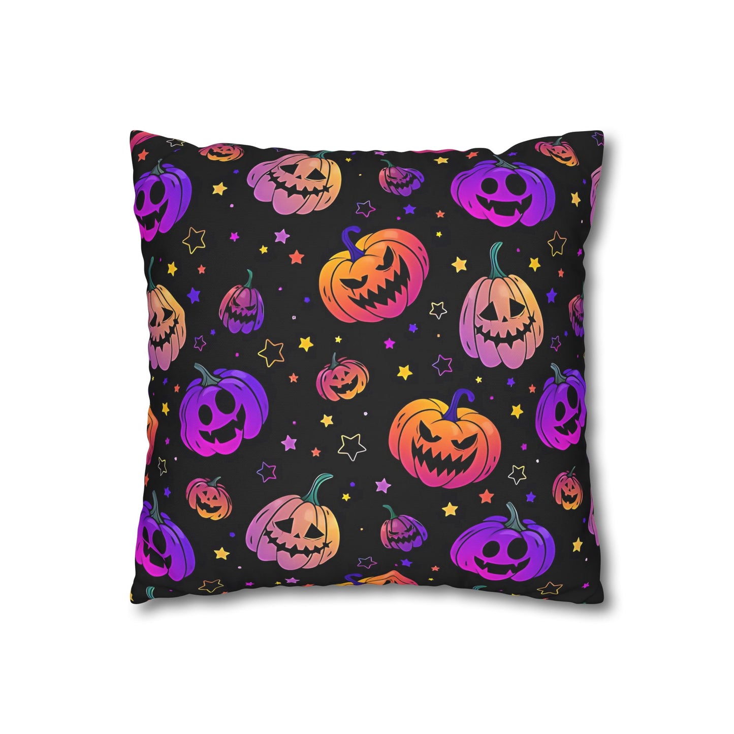 Spooky Neon Halloween #9 Cushion Cover