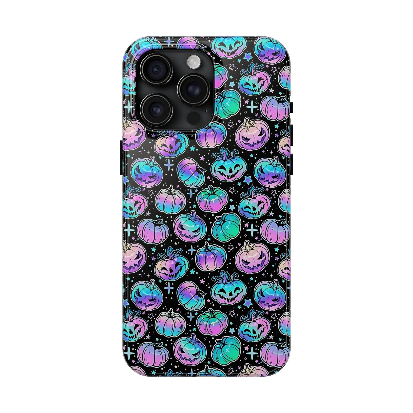 Spooky Neon Pumpkin Phone Case