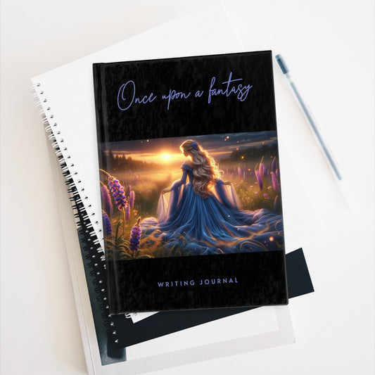 Once Upon A Fantasy - Blue Beauty Writing Journal - Ruled Line