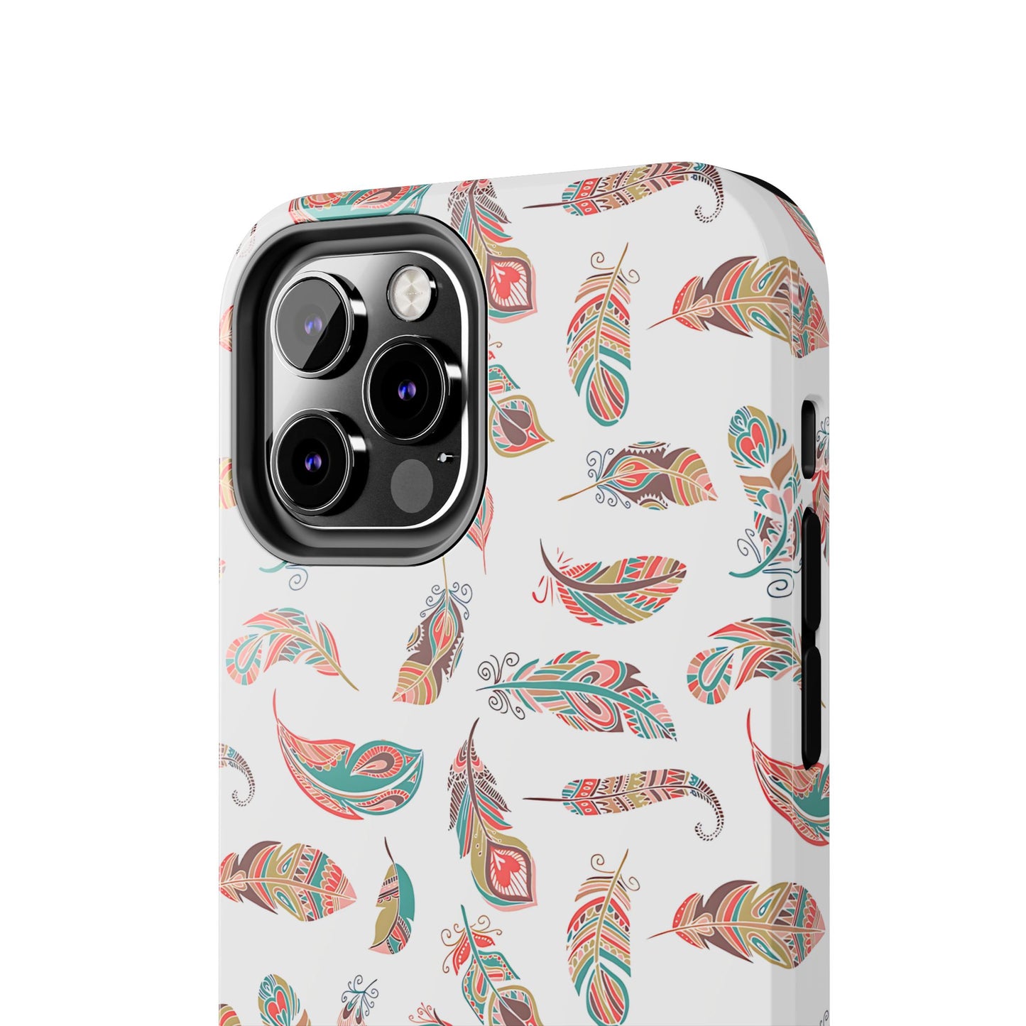 Boho Feather Tough Phone Case