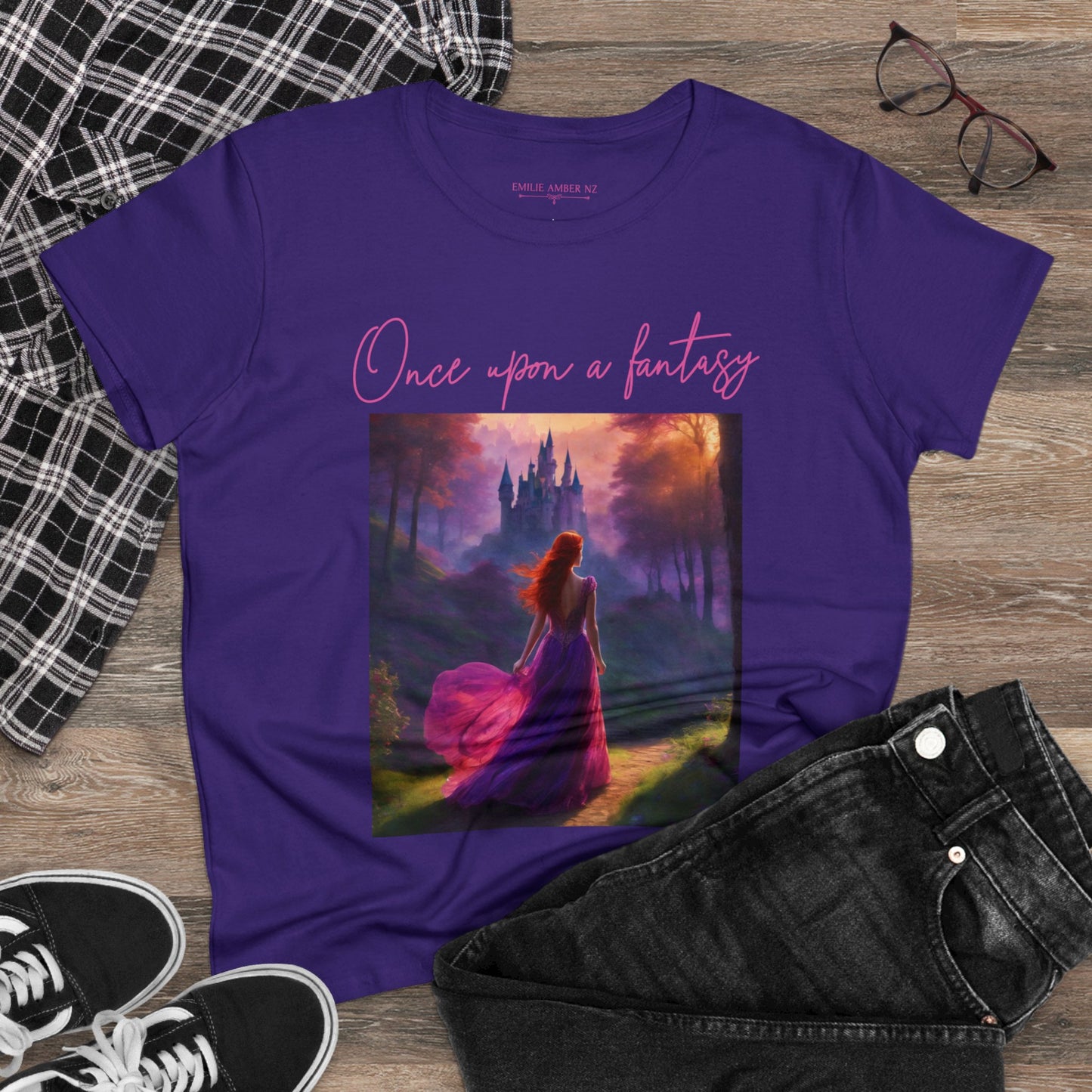 Once Upon A Fantasy Woman's Cotton T-Shirt