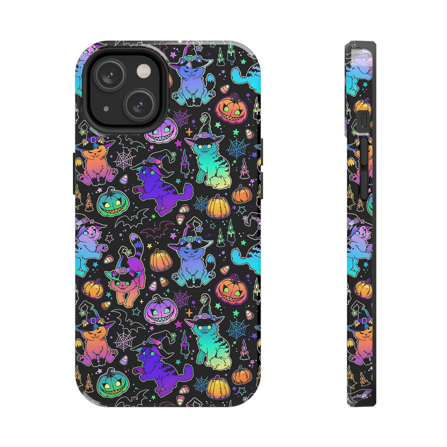 Spooky Neon Kitty Phone Case