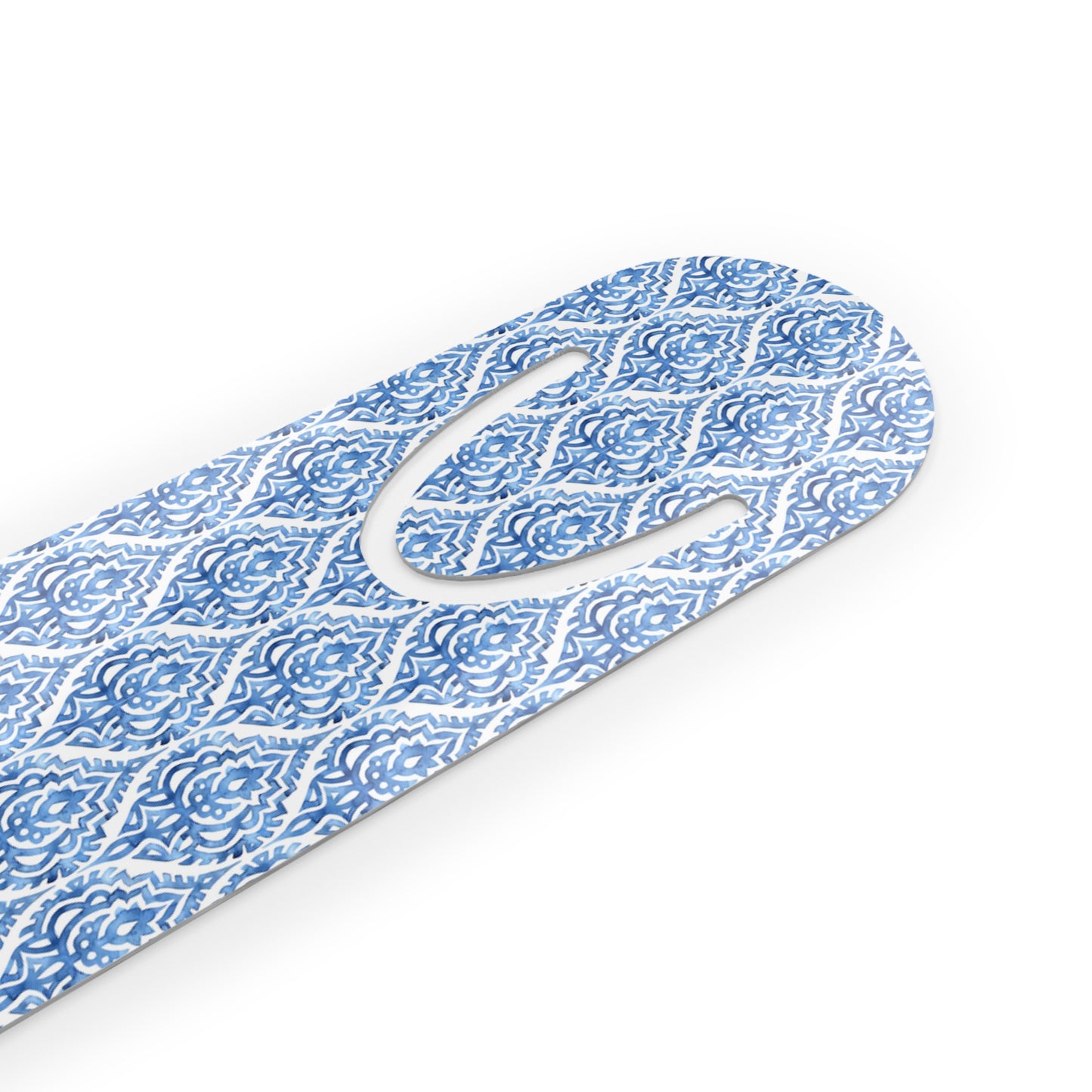 Blue Pattern Print Bookmark