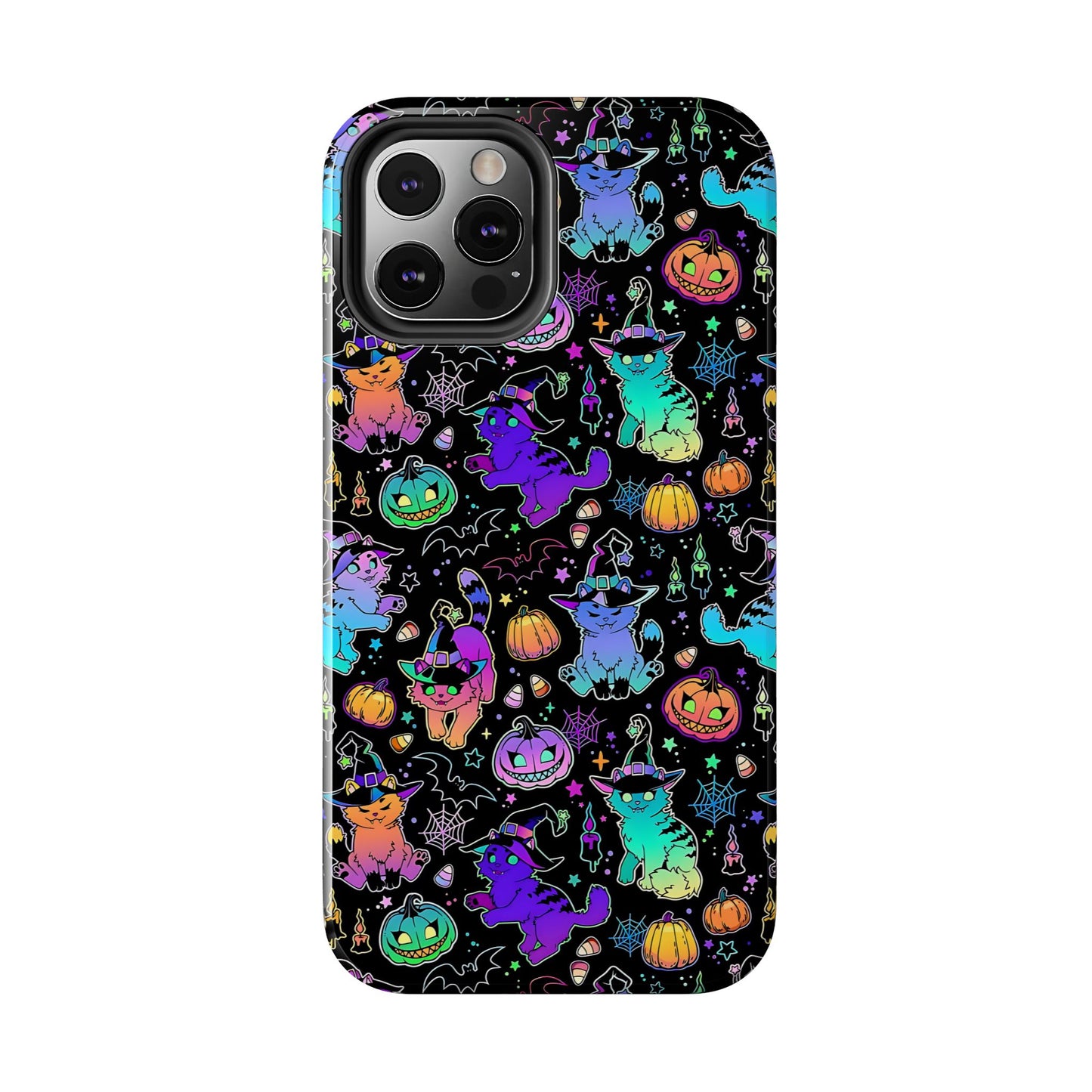 Spooky Neon Kitty Phone Case