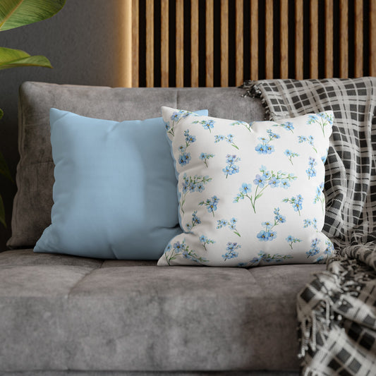 Forget-Me-Not - Baby Blue Cushion Cover