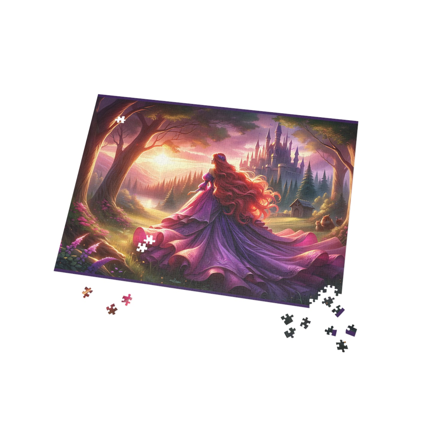 Once Upon A Fantasy - Pink Princess 1000-Piece Puzzle