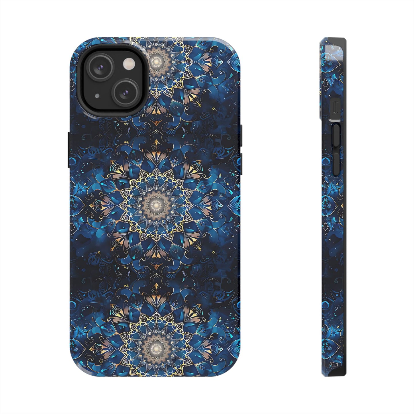 Navy Mandala Phone Case