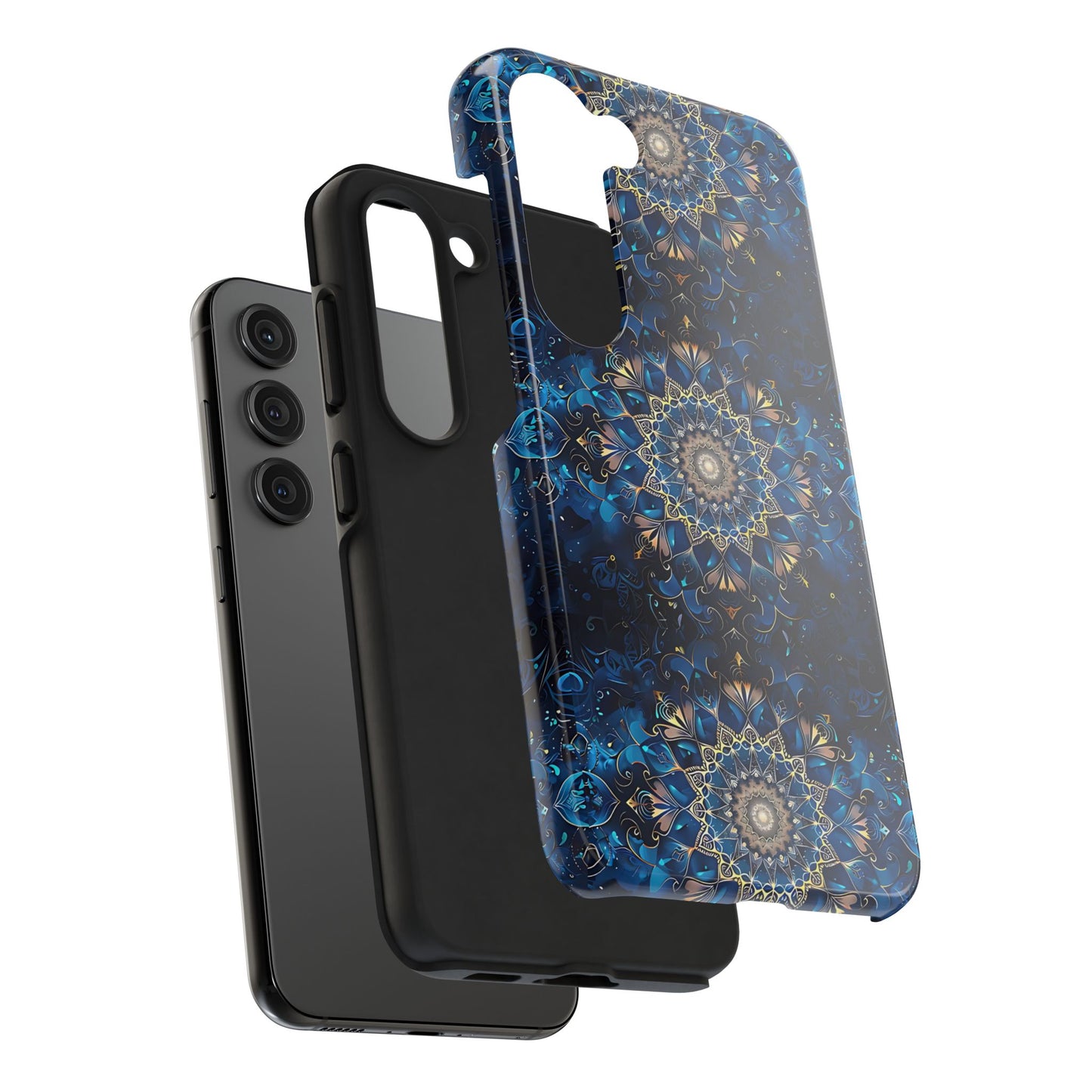 Navy Mandala Phone Case