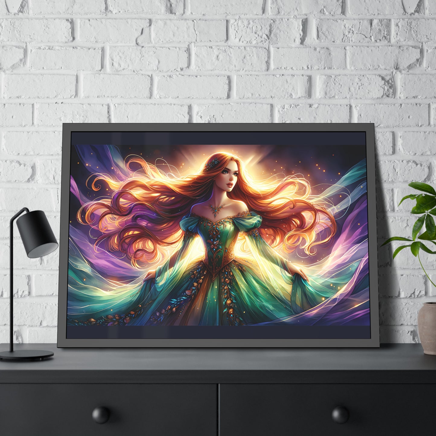 Once Upon A Fantasy - Ginger Goddess Framed Posters