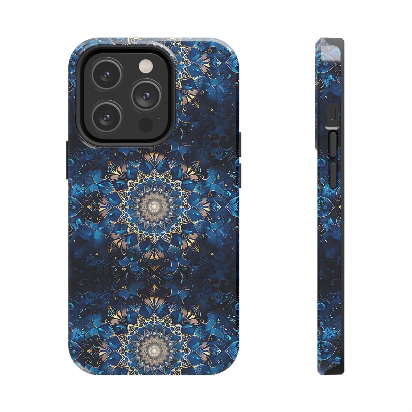 Navy Mandala Phone Case