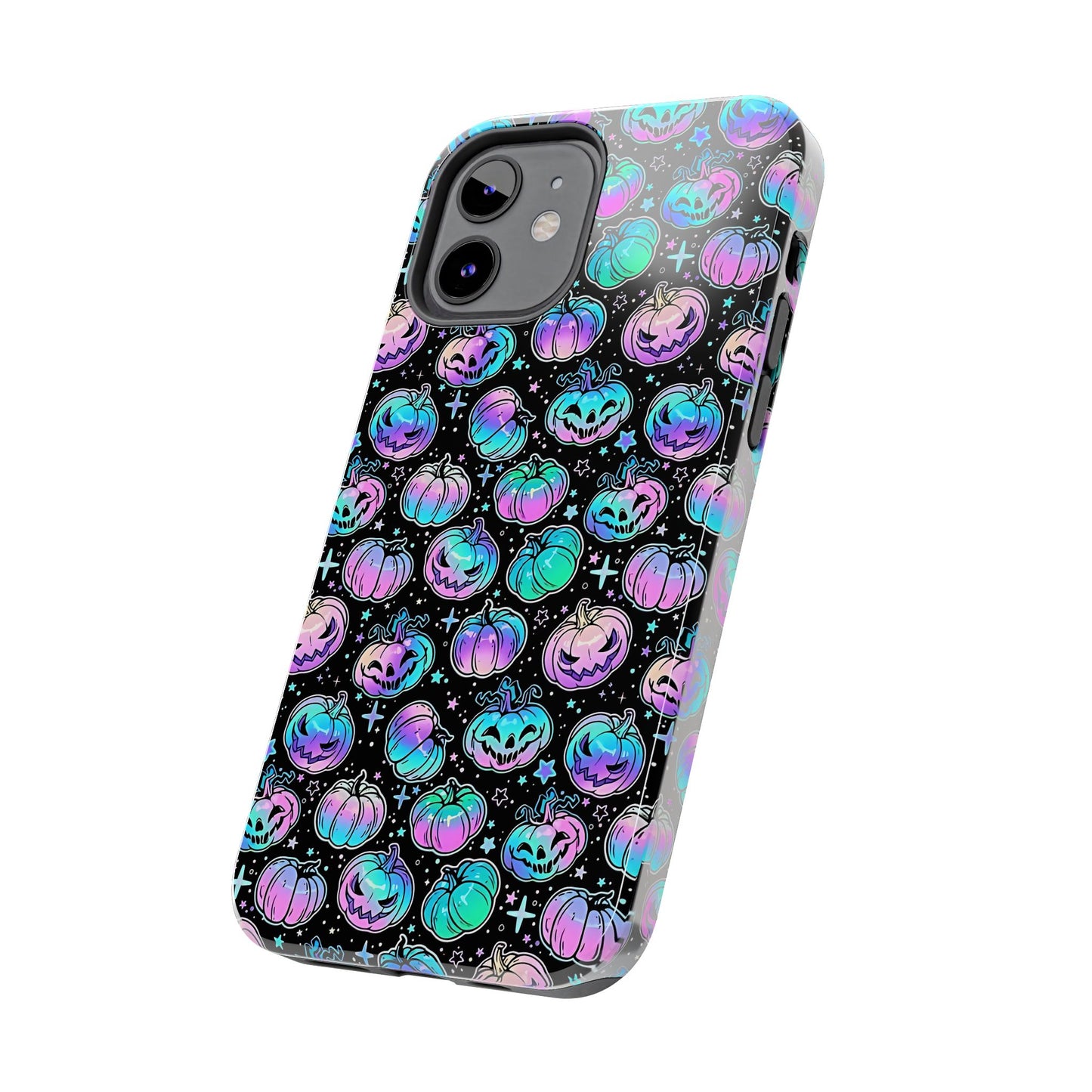 Spooky Neon Pumpkin Phone Case