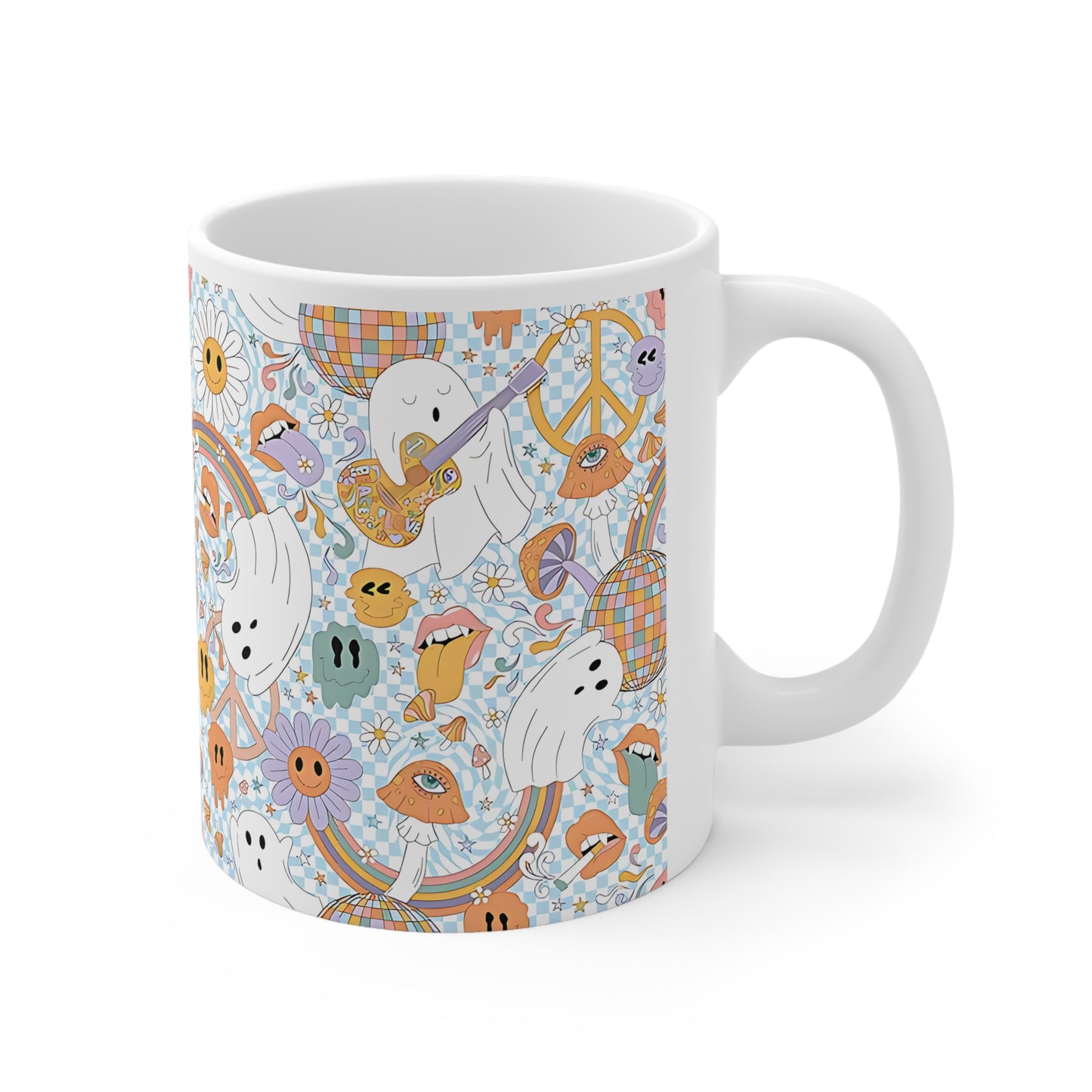 Cute Disco Halloween #3 Ceramic Mug, 11oz