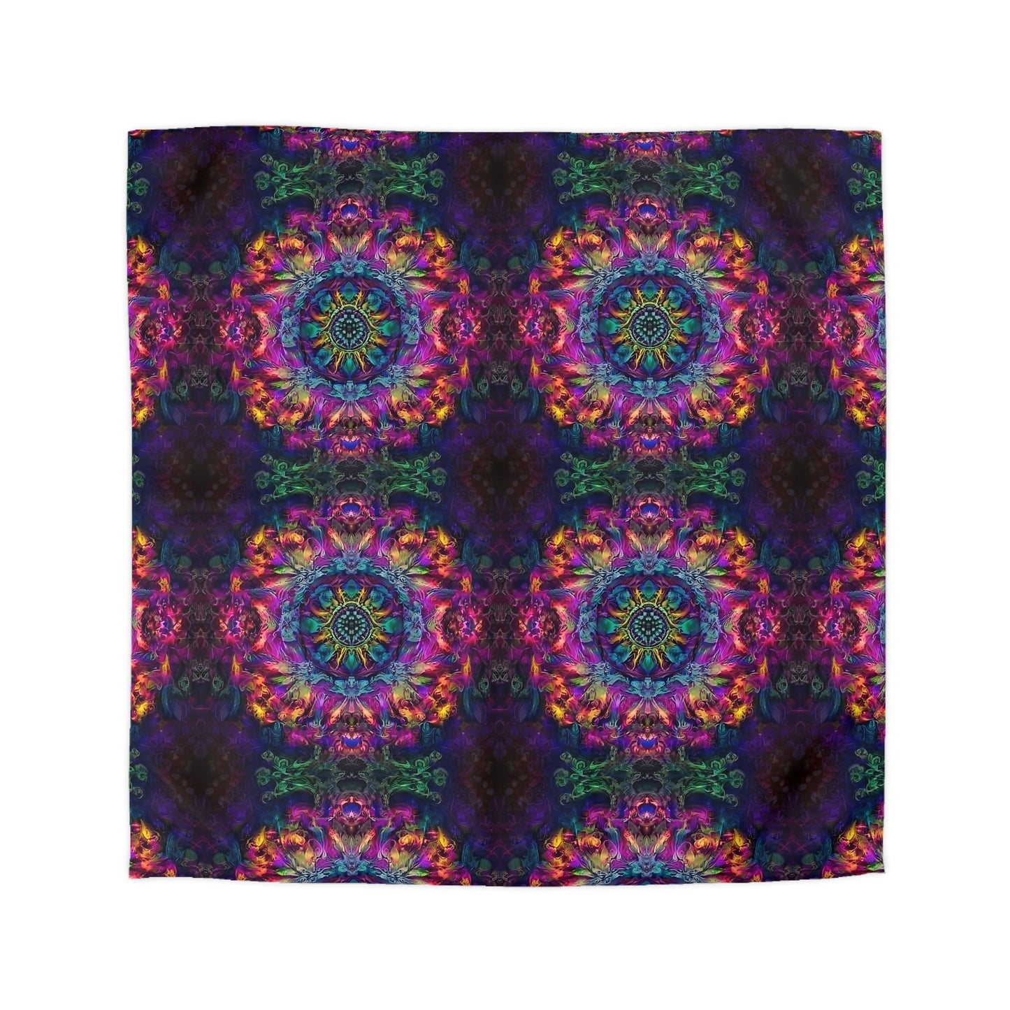 Psychedelic Kaleidoscope Duvet Cover