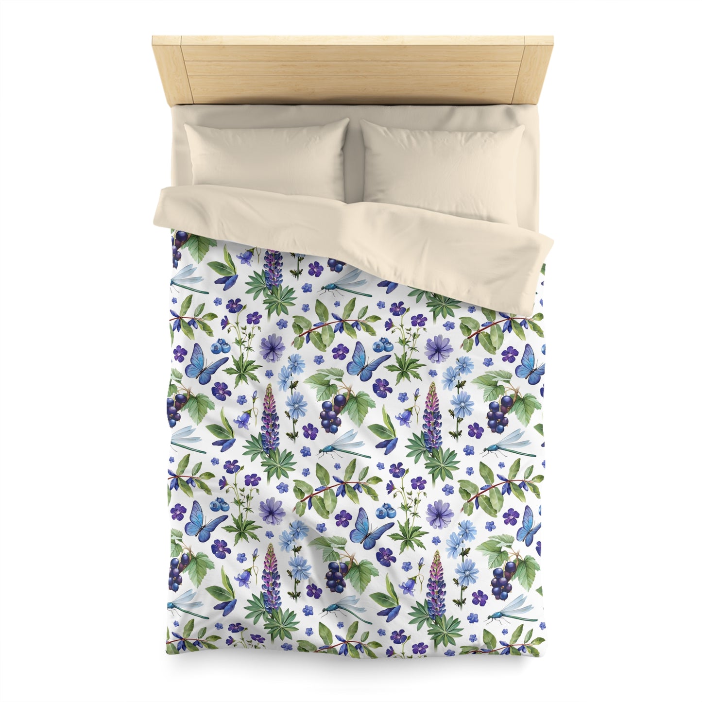 Blue Dragonfly Duvet Cover