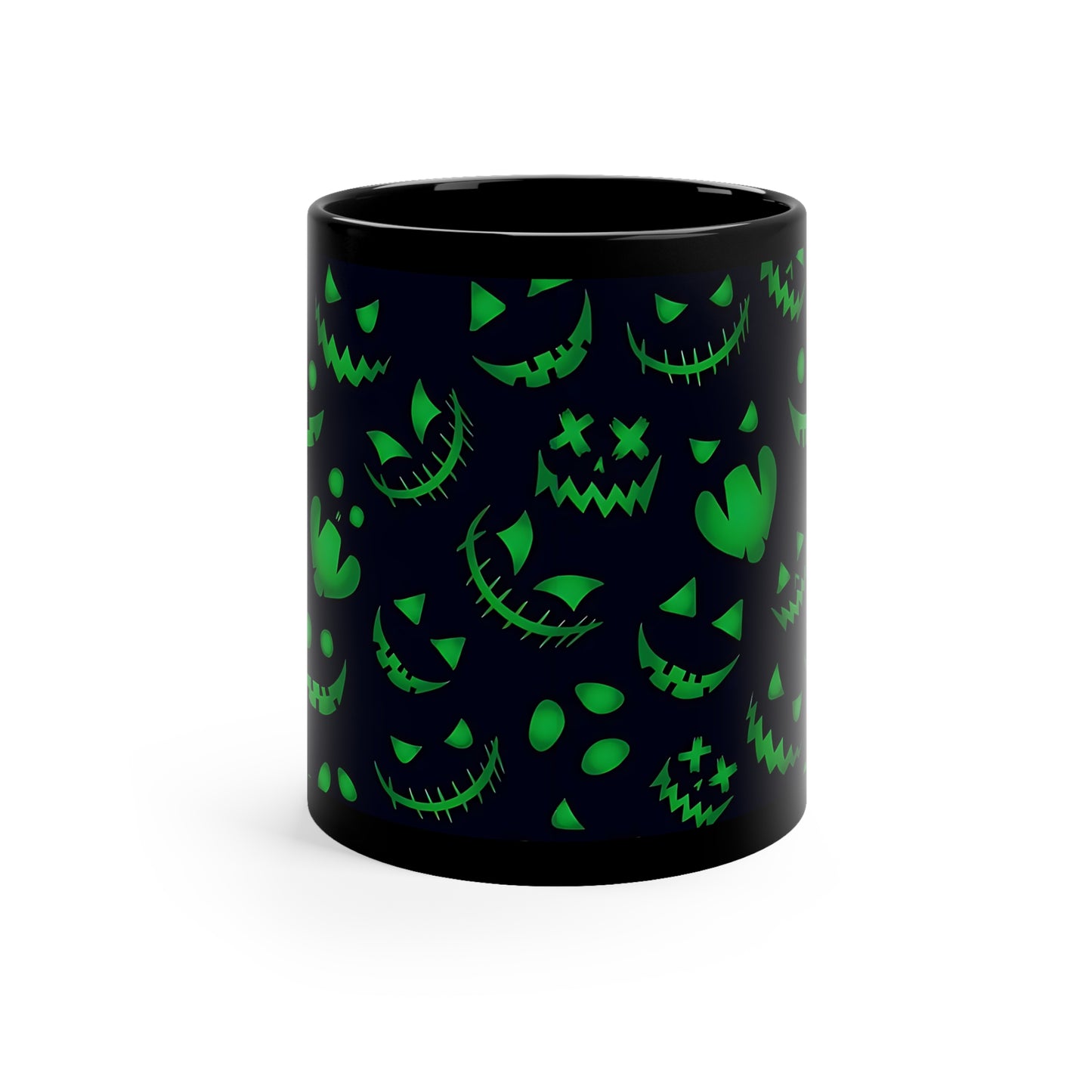 Spooky Neon Halloween #1 Coffee Mug, 11oz