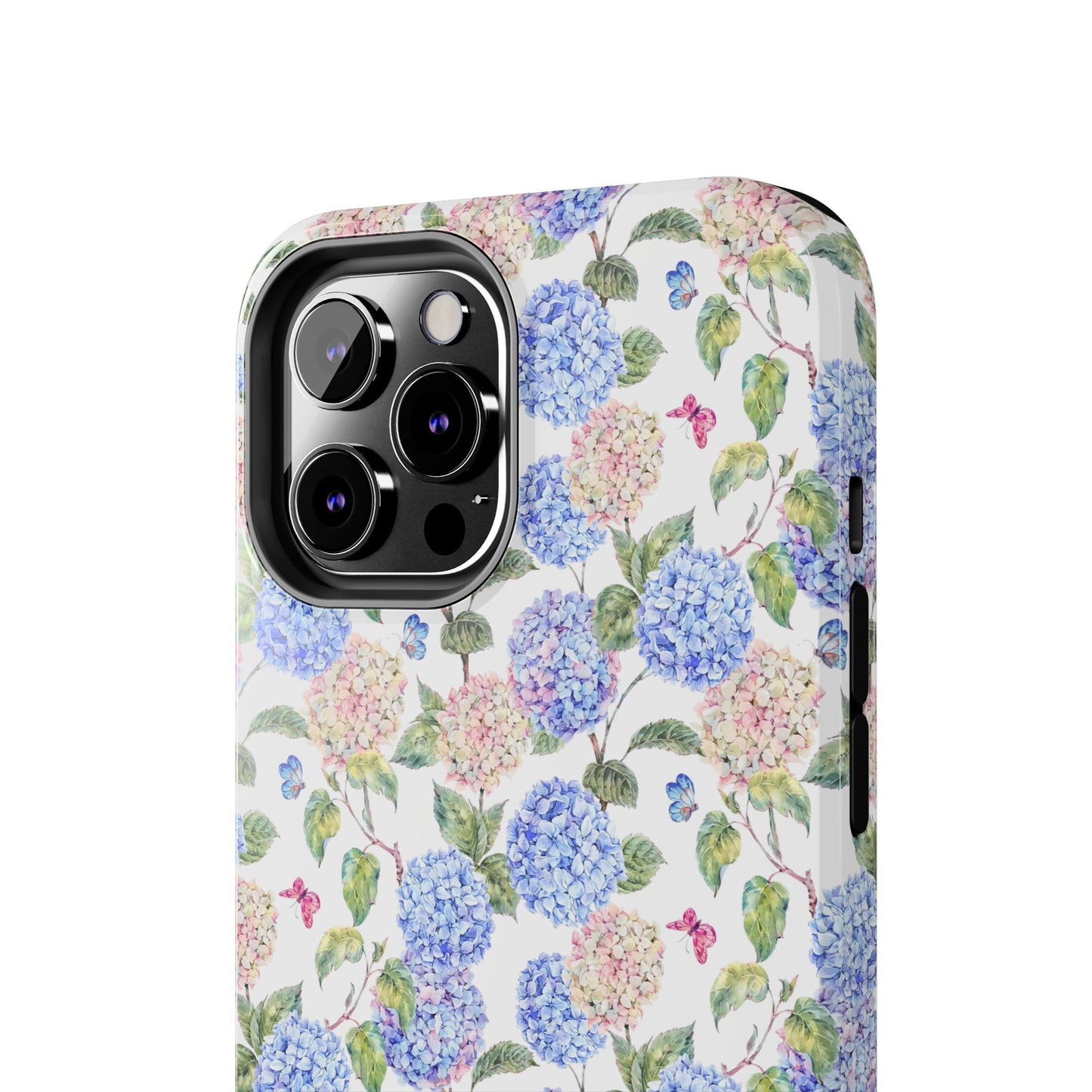 Pink & Blue Hydrangea Phone Case