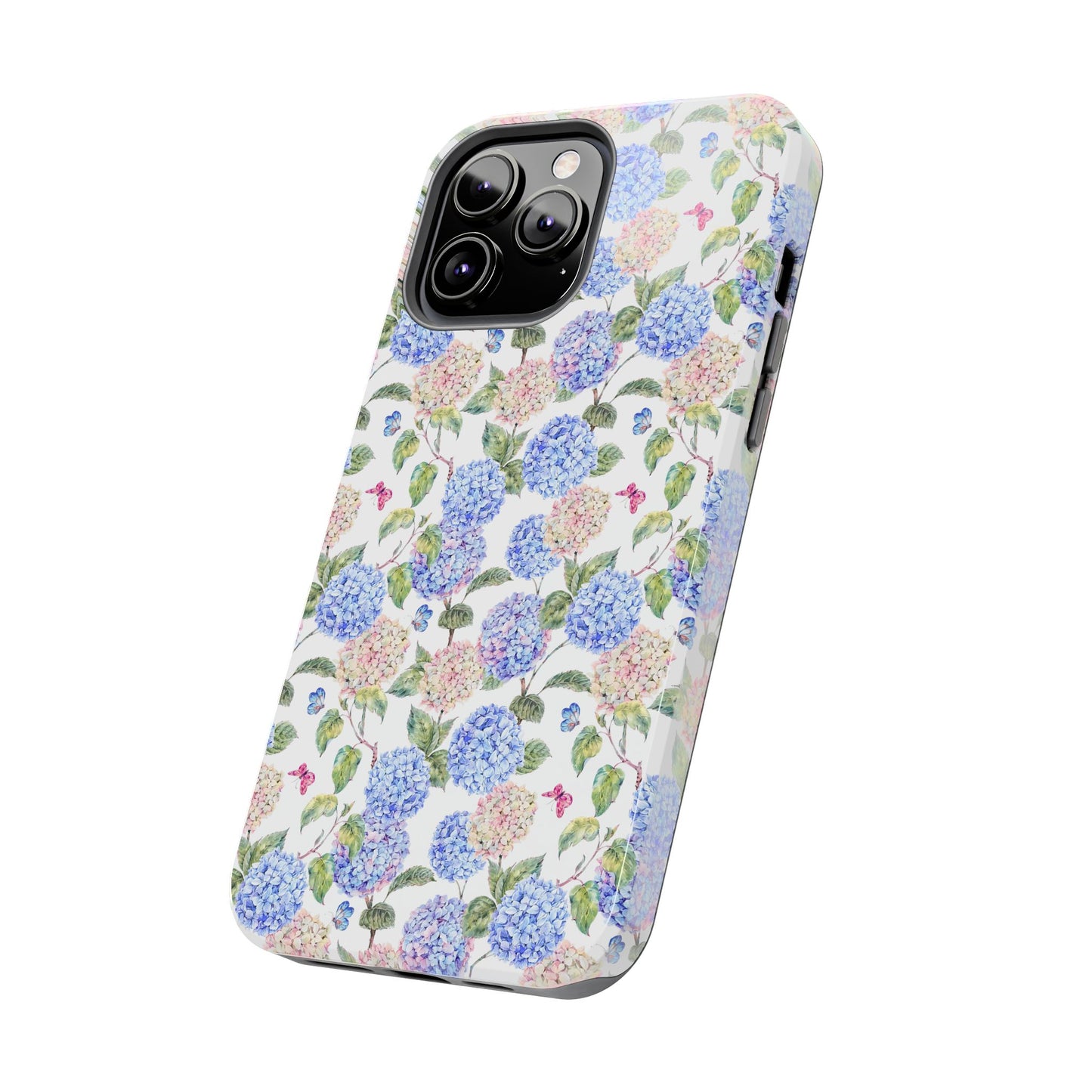 Pink & Blue Hydrangea Phone Case